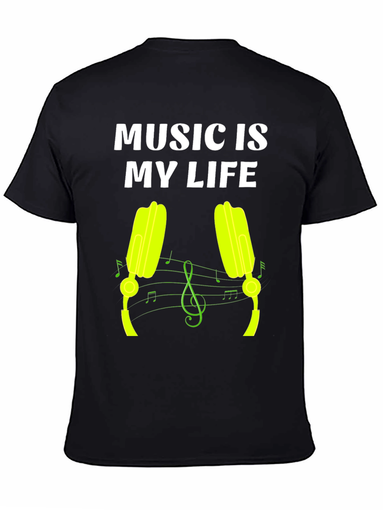 Black Music is My Life Graphic Tee view 4