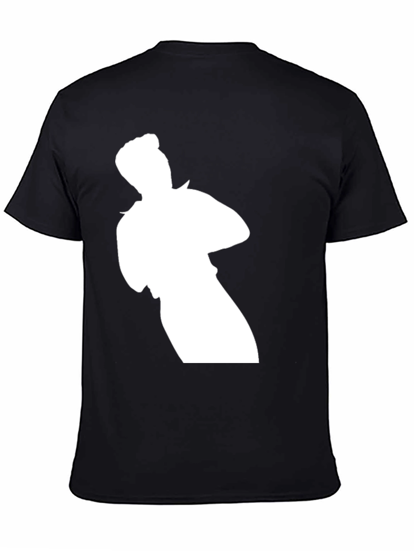 Black Silhouette Graphic T-Shirt view 4