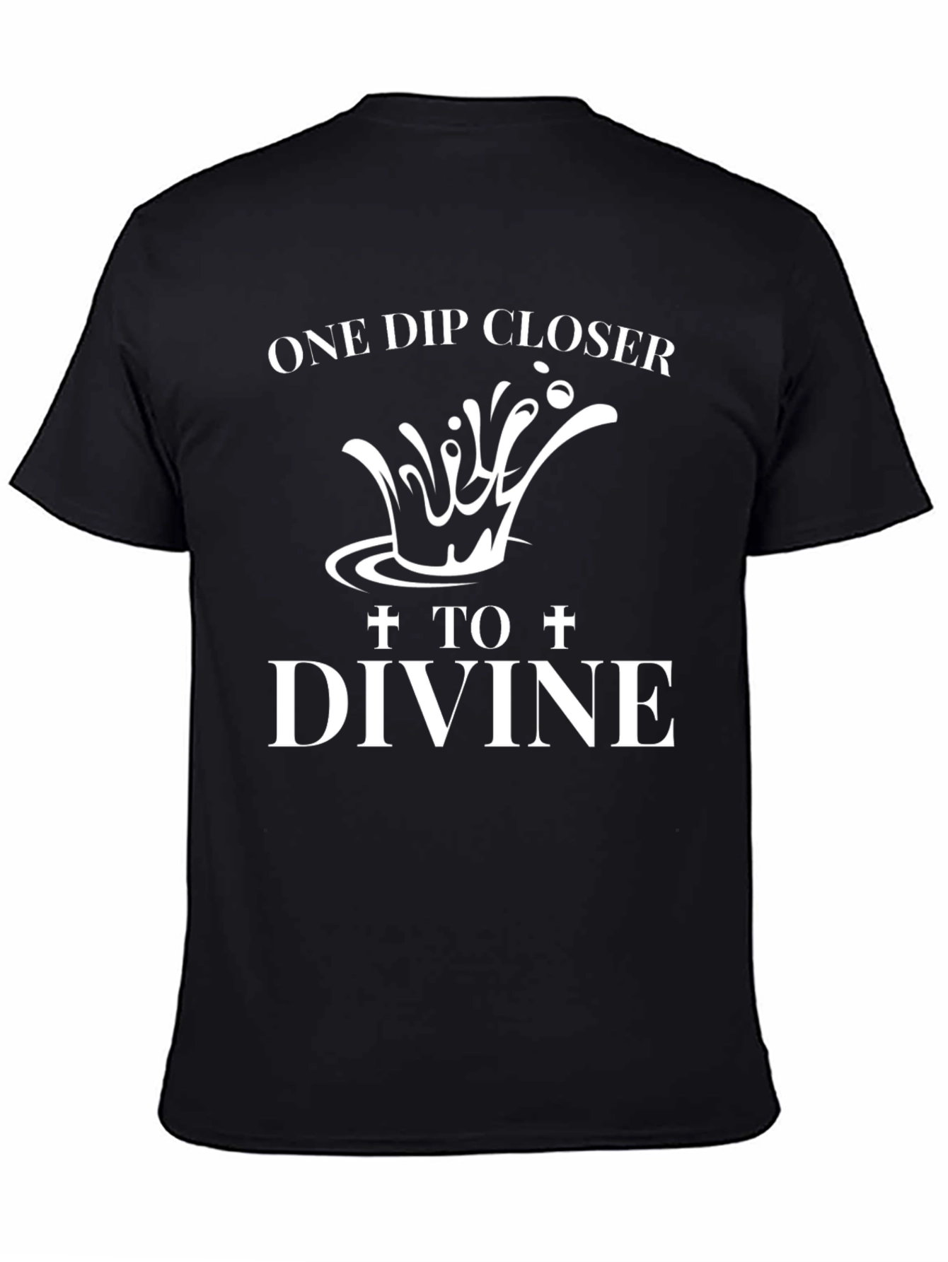 Black One Dip Closer to Divine Graphic Tee view 4