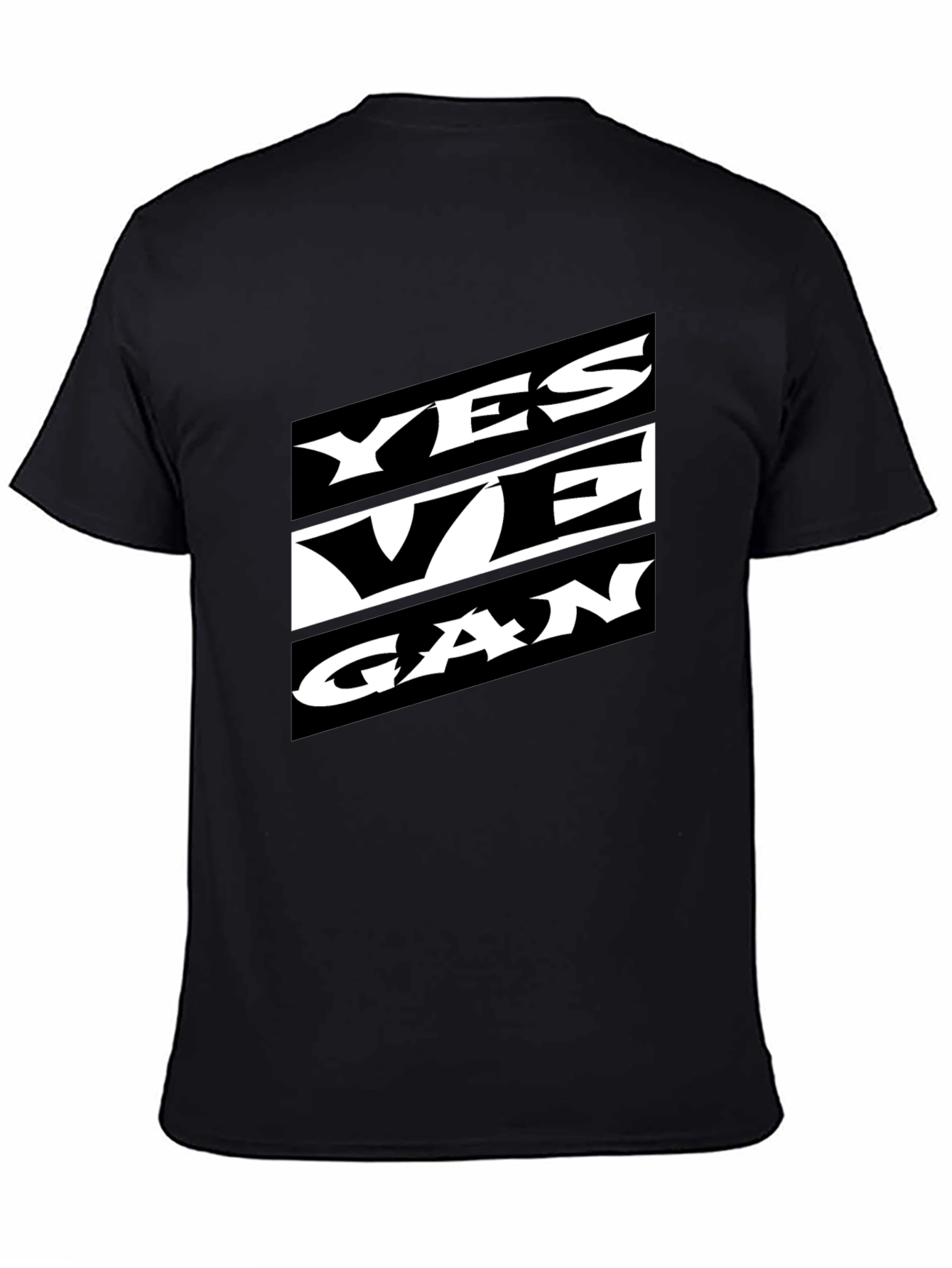 Black Yes We Can Graphic Tee - Black view 4