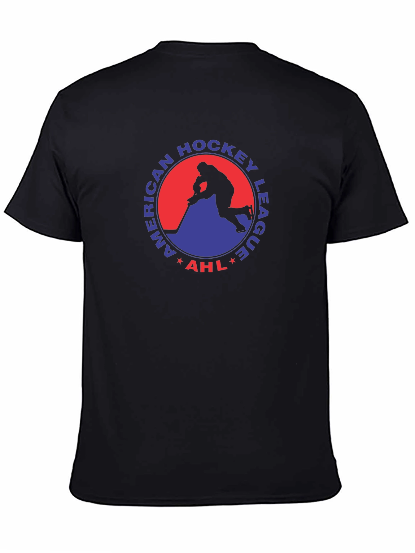 Black American Hockey League Black T-Shirt view 4