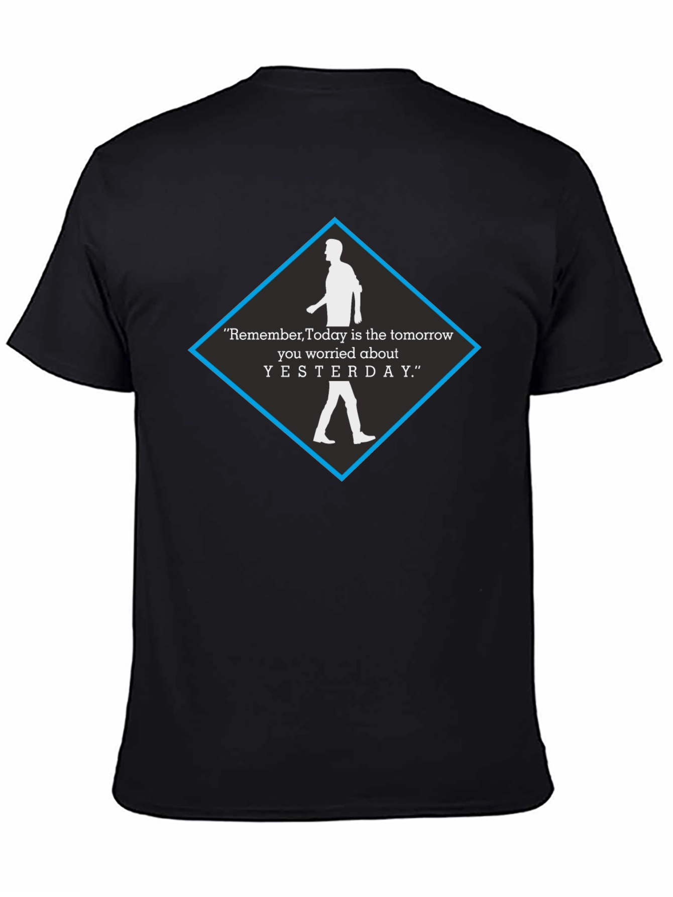 Black Motivational Graphic T-Shirt view 4
