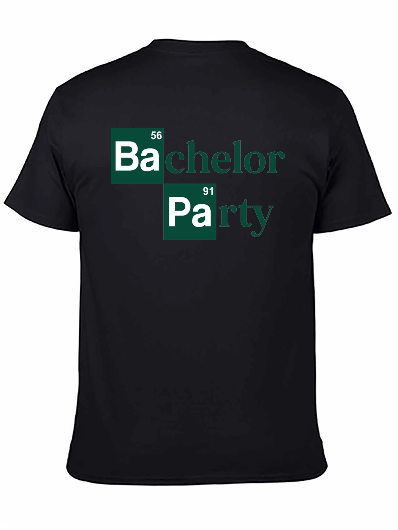Black Bachelor Party Chemistry Shirt view 4