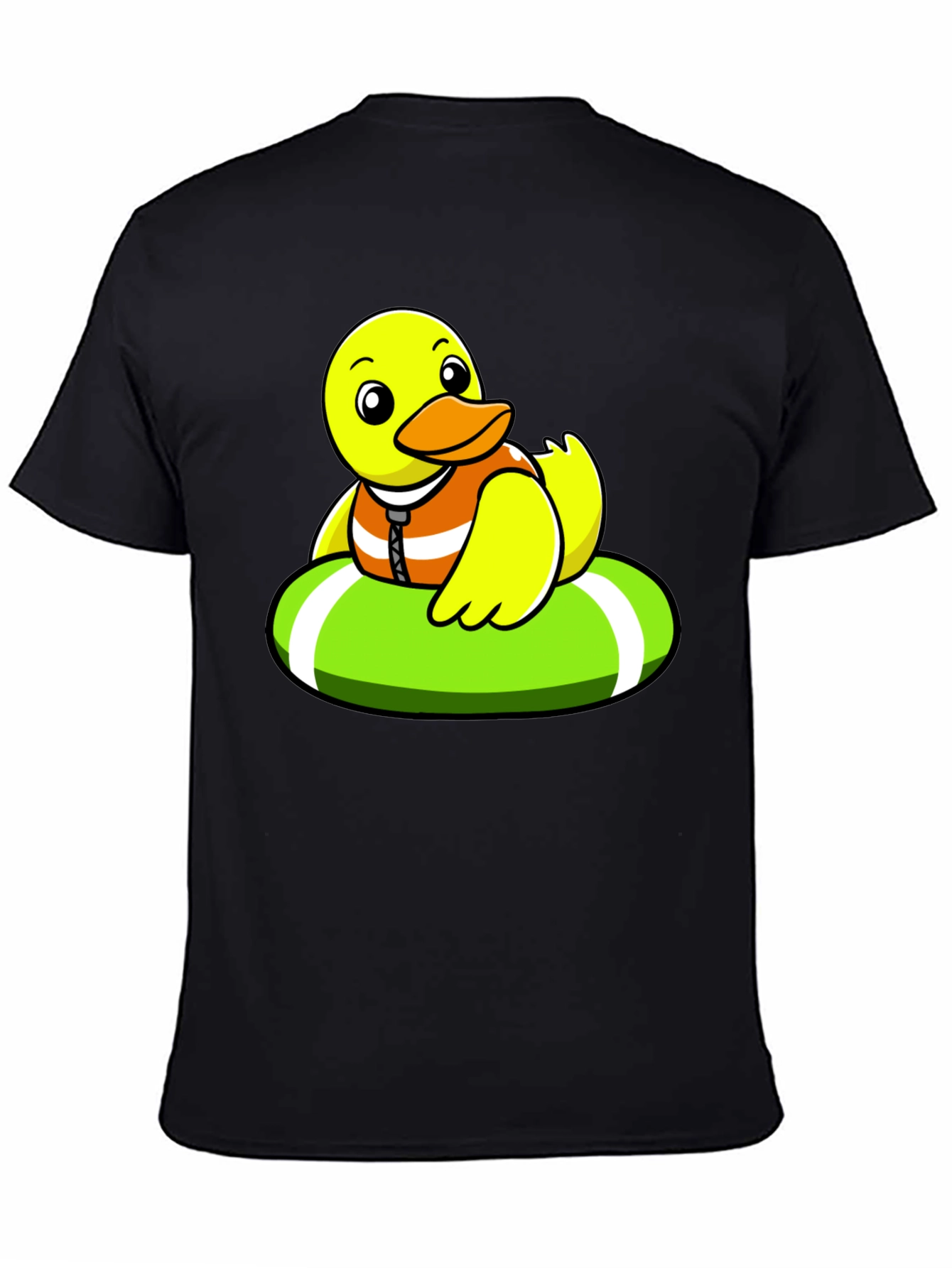 Black Duck on Inner Tube Graphic Tee view 4
