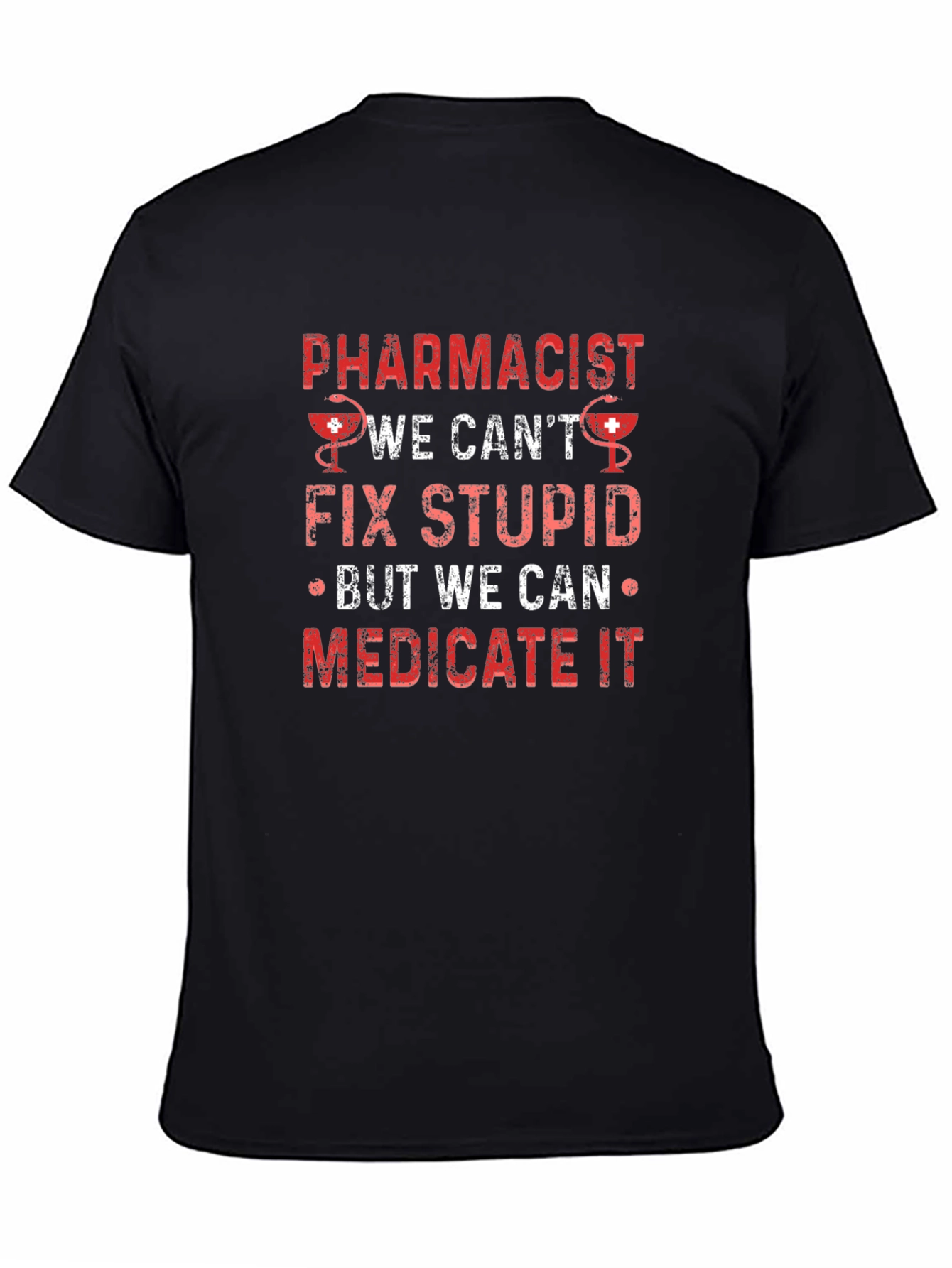 Black Pharmacist Medicate It T-Shirt view 4