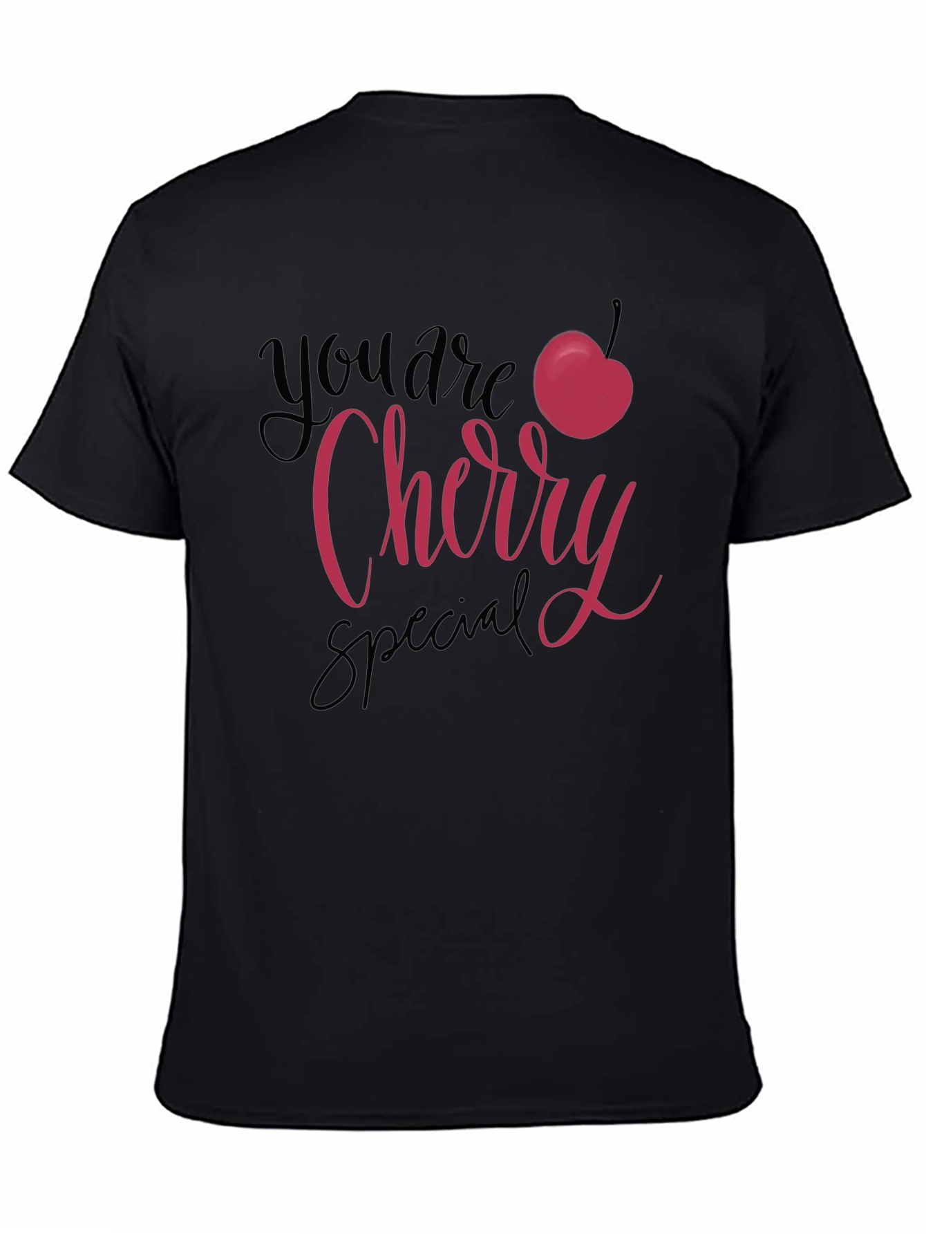 Black You are Cherry Special Black T-Shirt view 4
