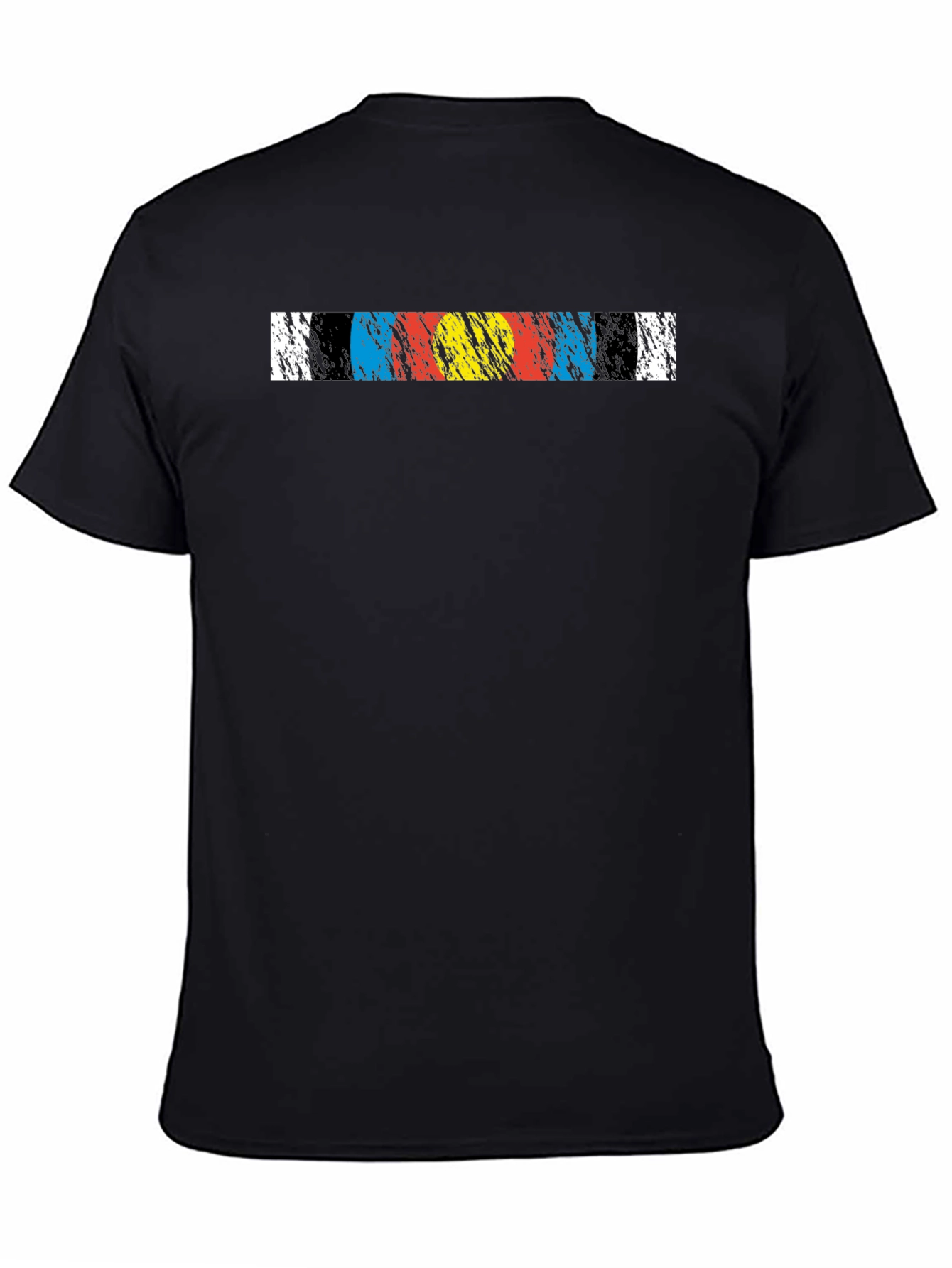 Black Retro Target Graphic Tee - Archery Design view 4