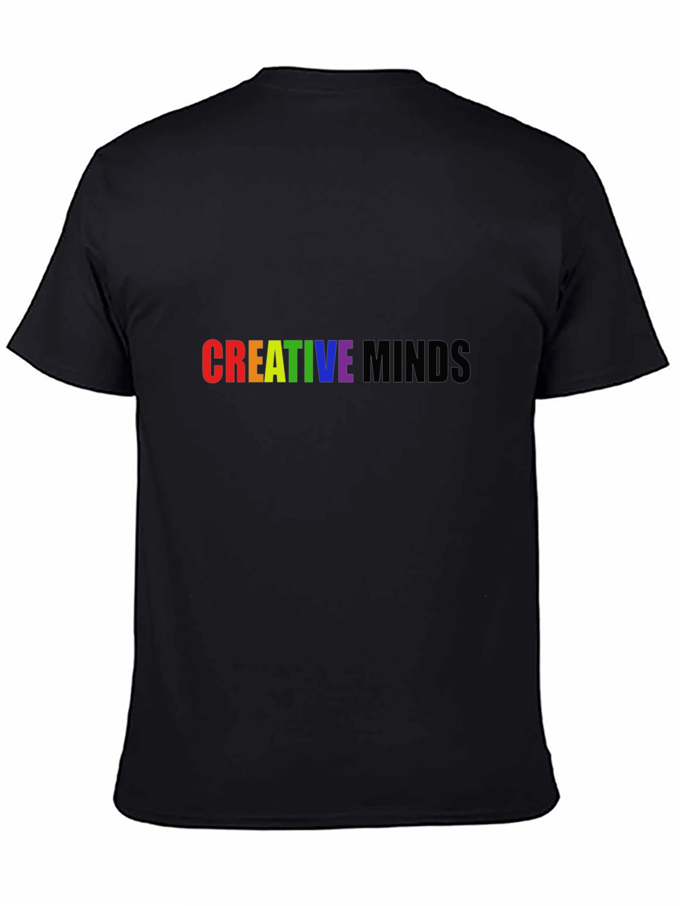 Black Creative Minds Graphic Tee - Black view 4