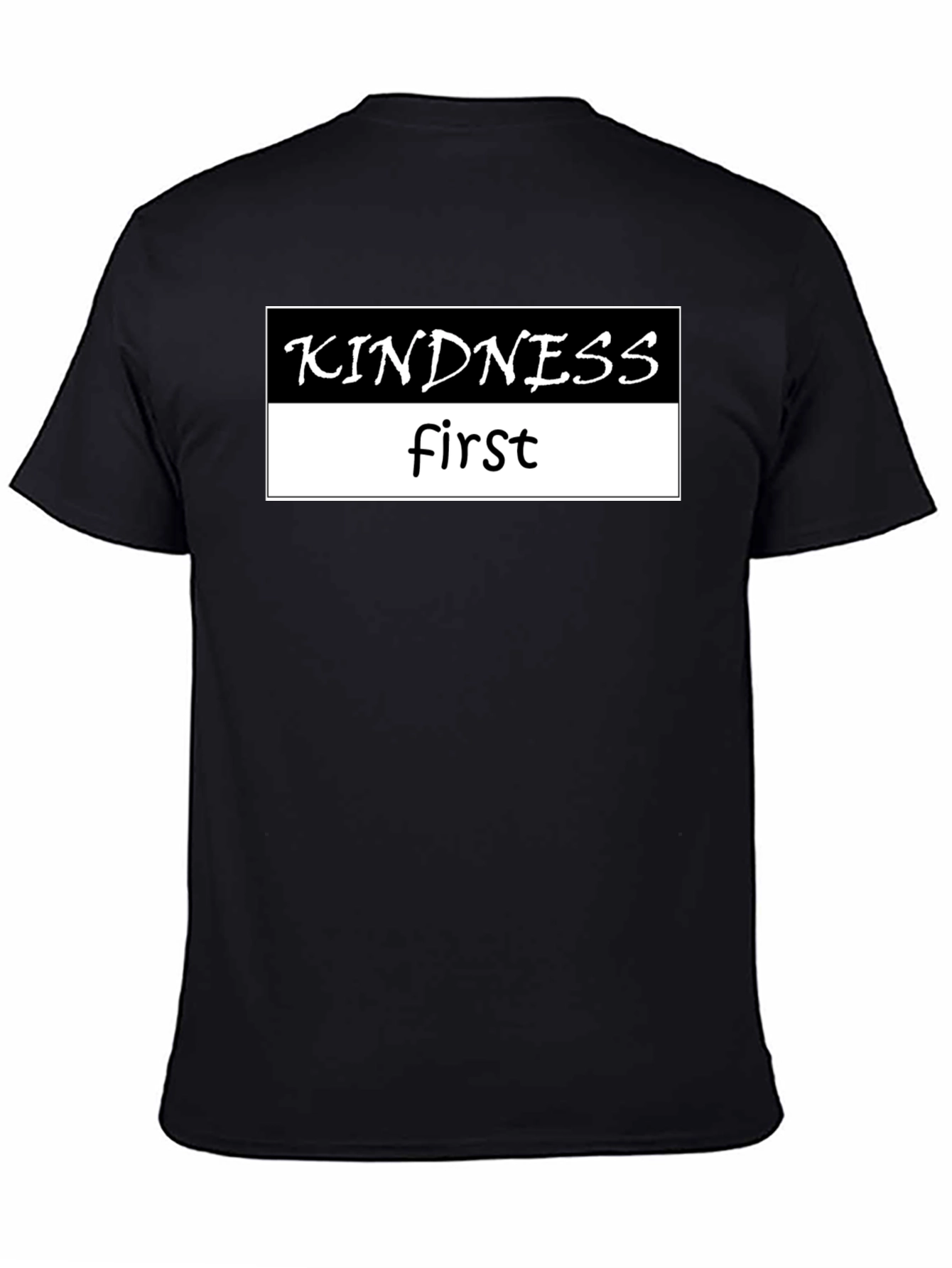 Black Kindness First Black Graphic Tee view 4