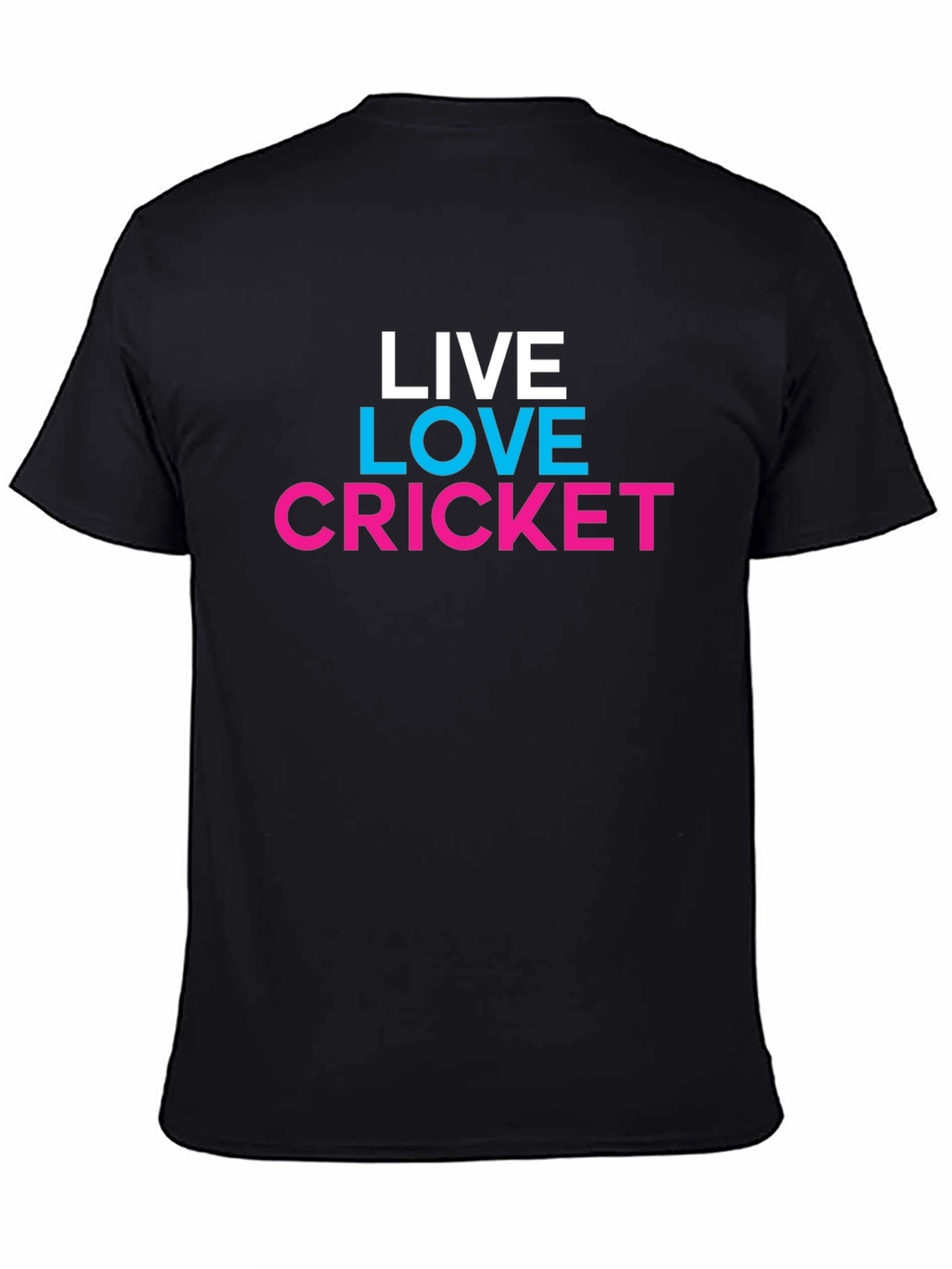 Live Love Cricket Graphic Tee - Trendy Casual Shirt - 4