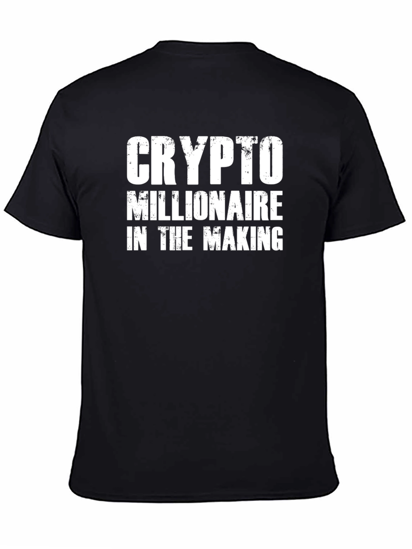 Black Crypto Millionaire In The Making T-Shirt view 4