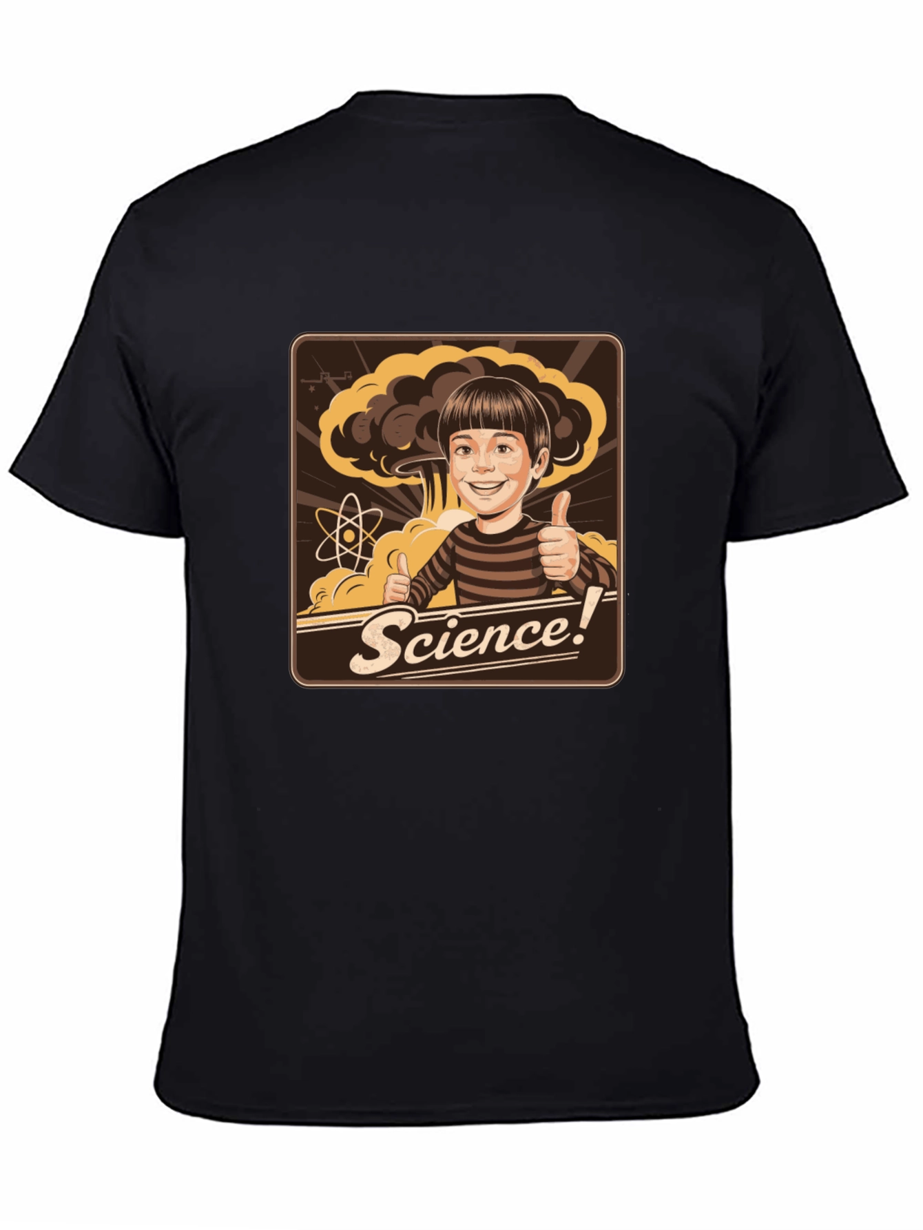 Black Science Boy T-Shirt view 4