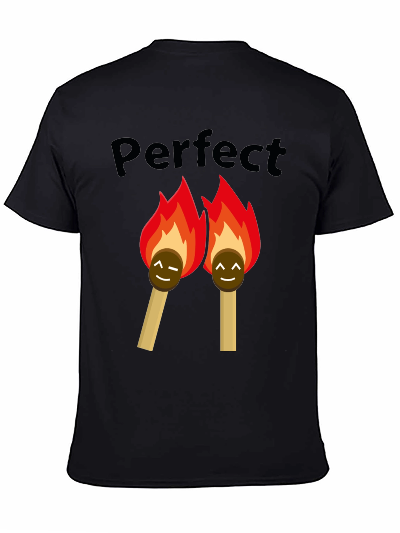 Black Perfect Match Graphic T-Shirt view 4