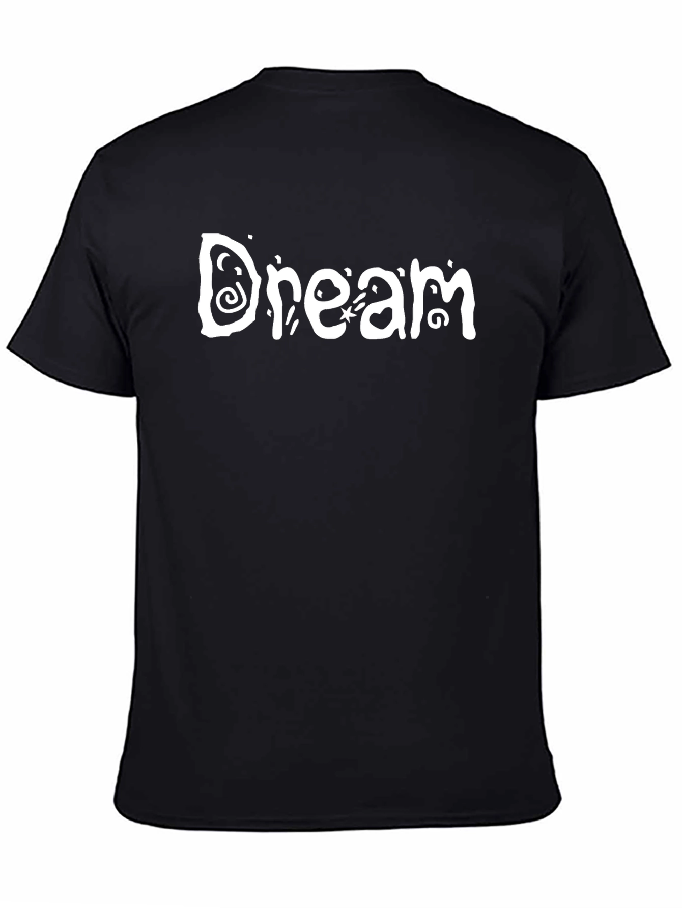 Black Dream Graphic Tee - Stylish Cotton Blend Shirt view 4
