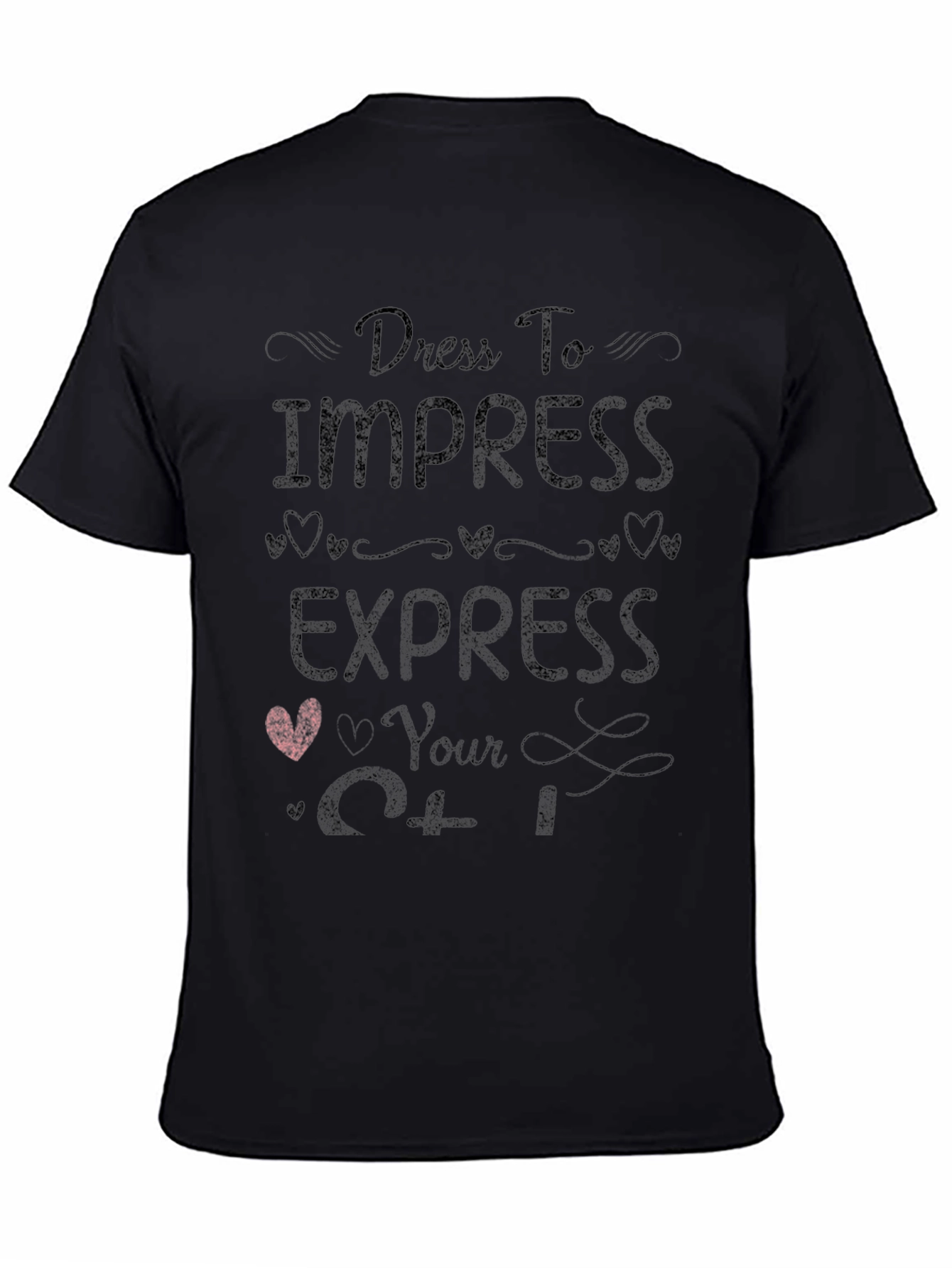 Black Dress to Impress Express Yourself T-Shirt view 4