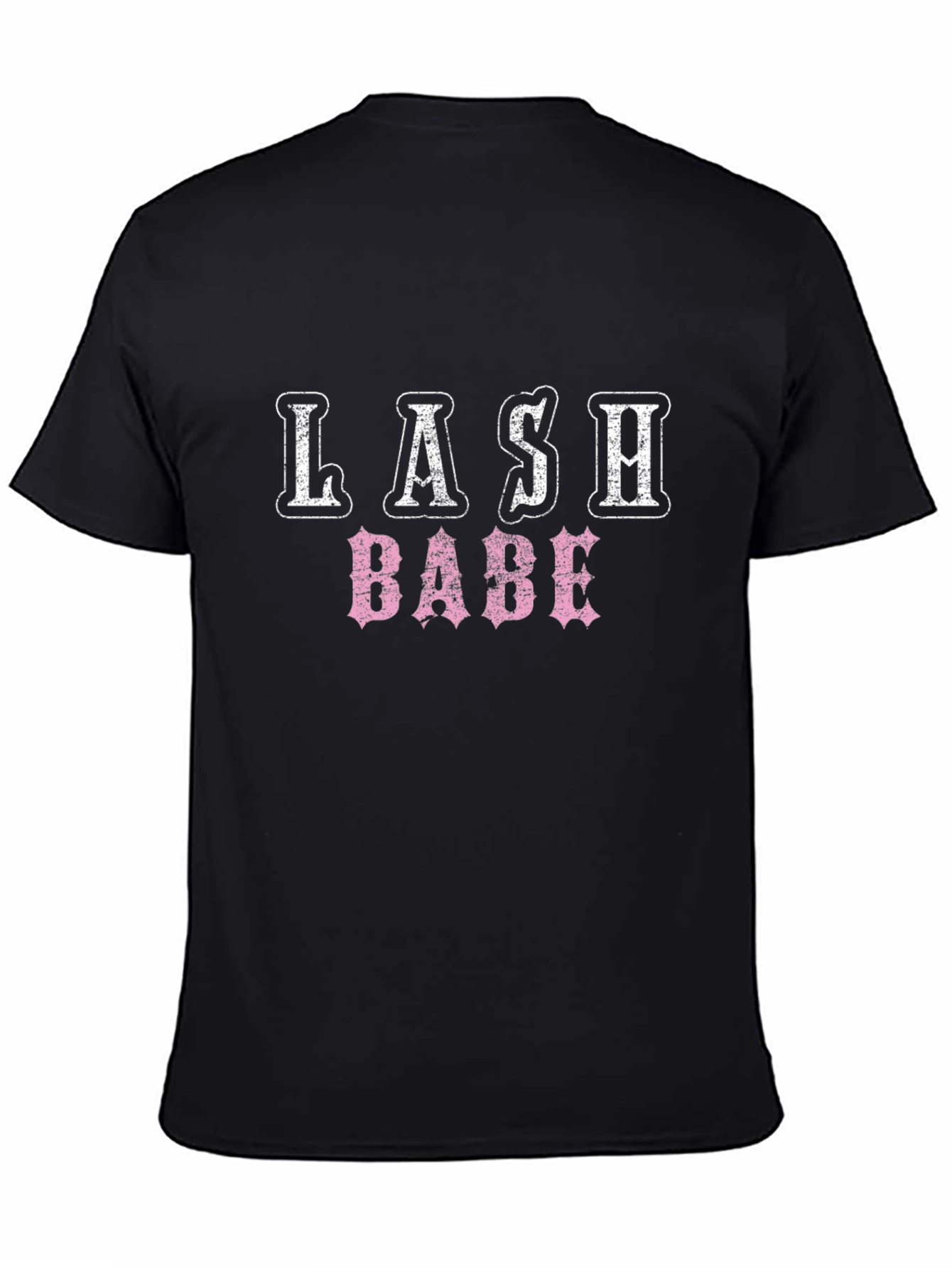 Black Lash Babe Graphic T-Shirt - Black view 4