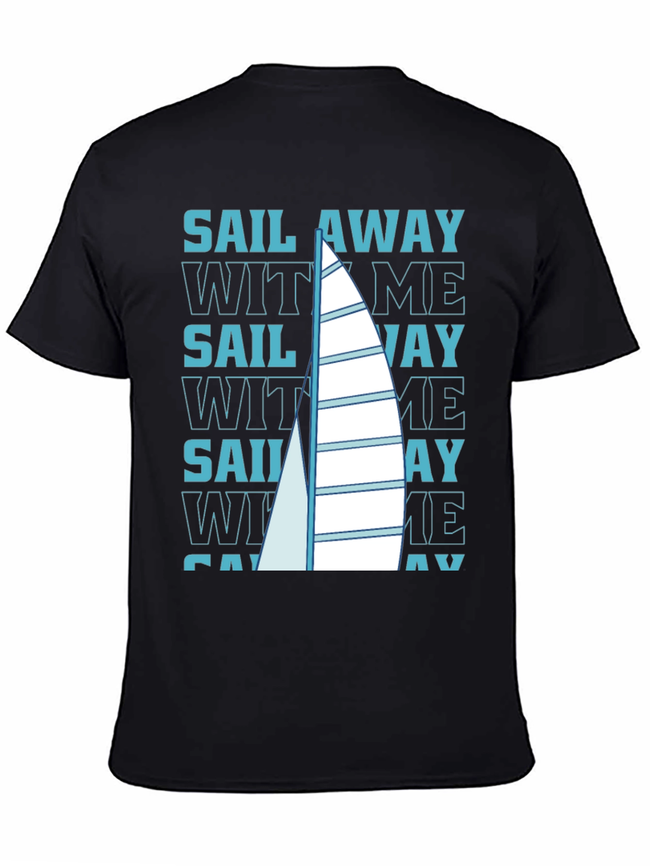 Black Sail Away With Me Graphic Tee view 4