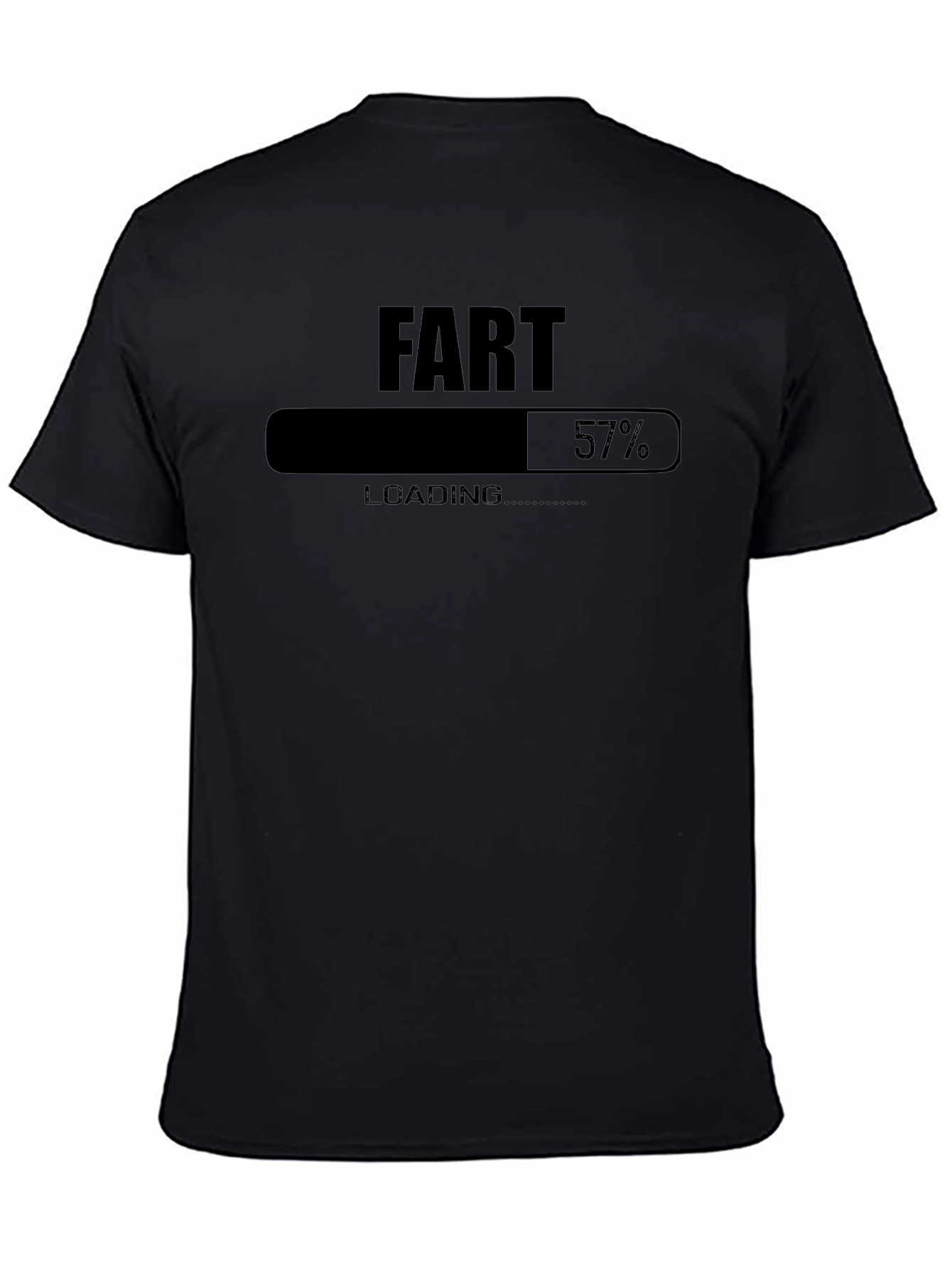 Black Fart Loading T-Shirt Funny Humor Novelty Tee view 4