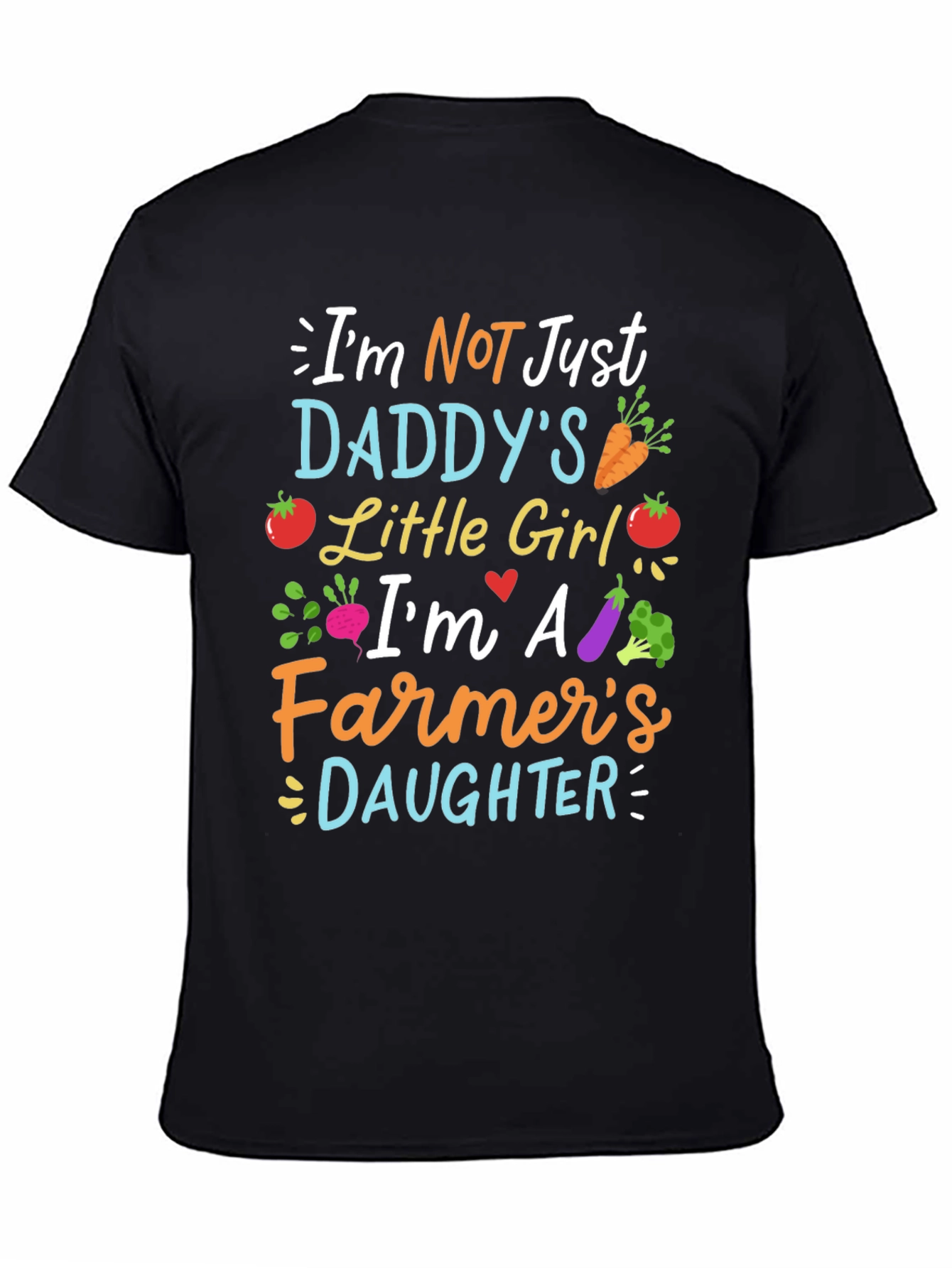 Black Farmer's Daughter Graphic T-Shirt view 4
