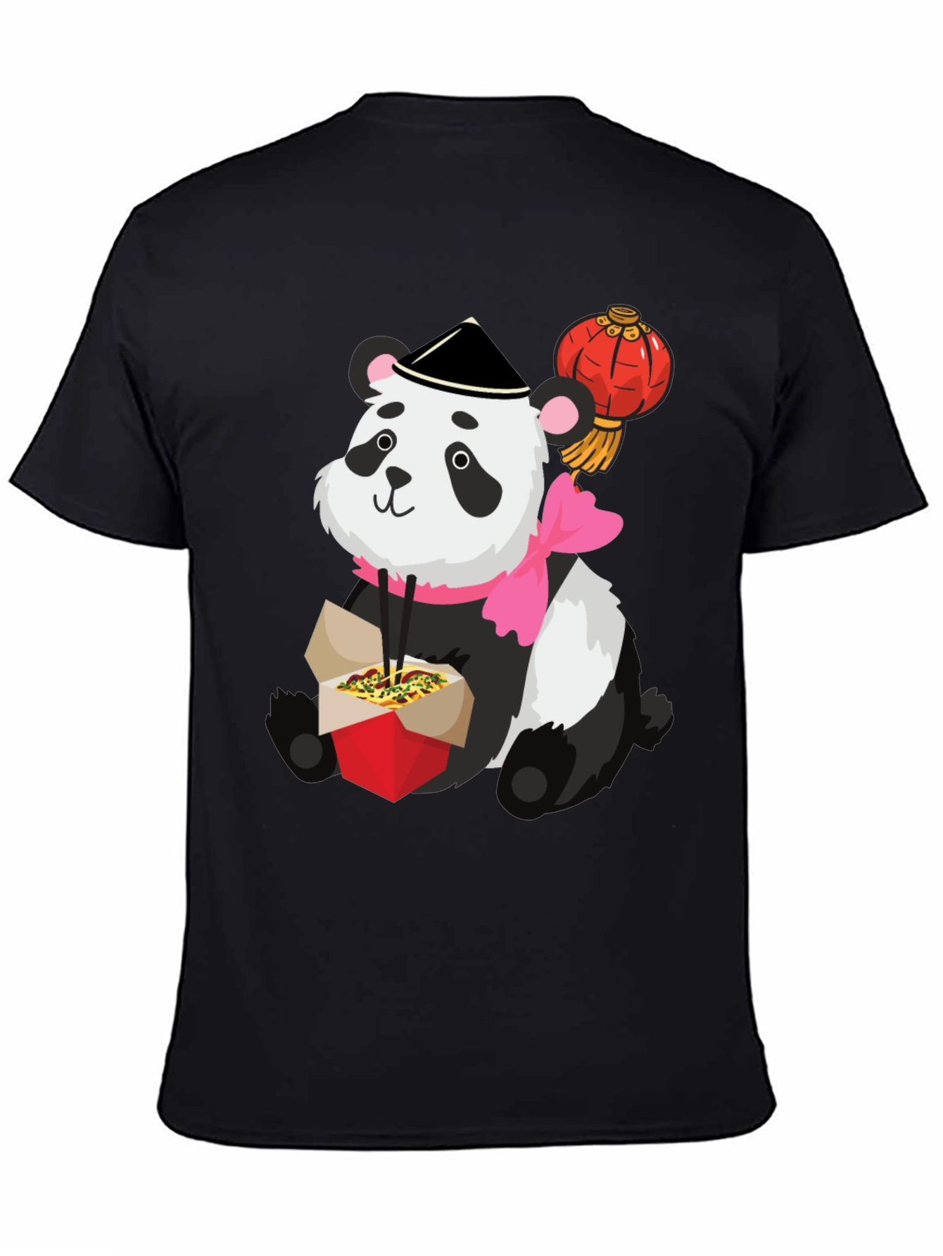 Black Panda Takeout Graphic Tee view 4