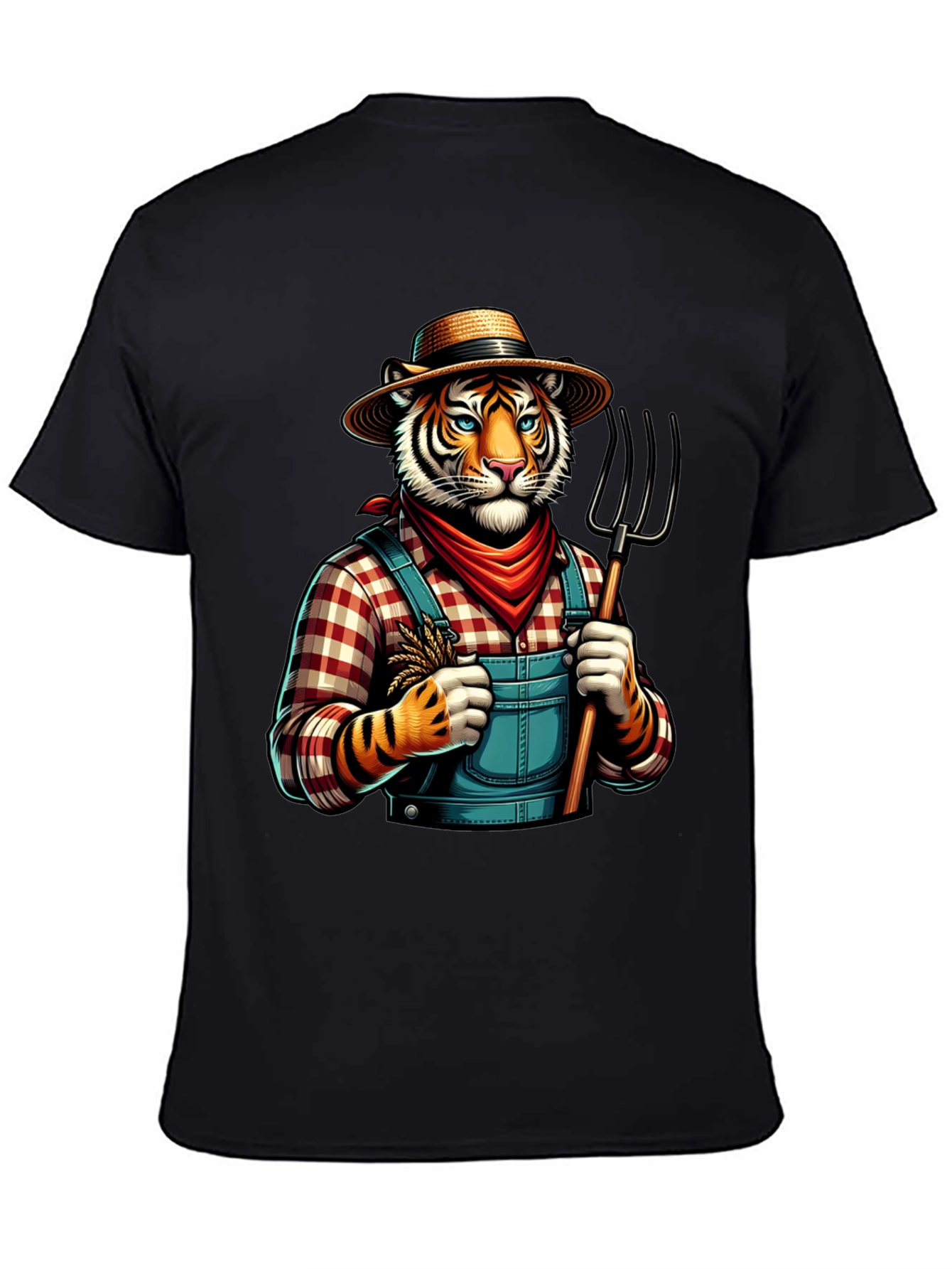 Black Tiger Farmer Graphic Tee view 4