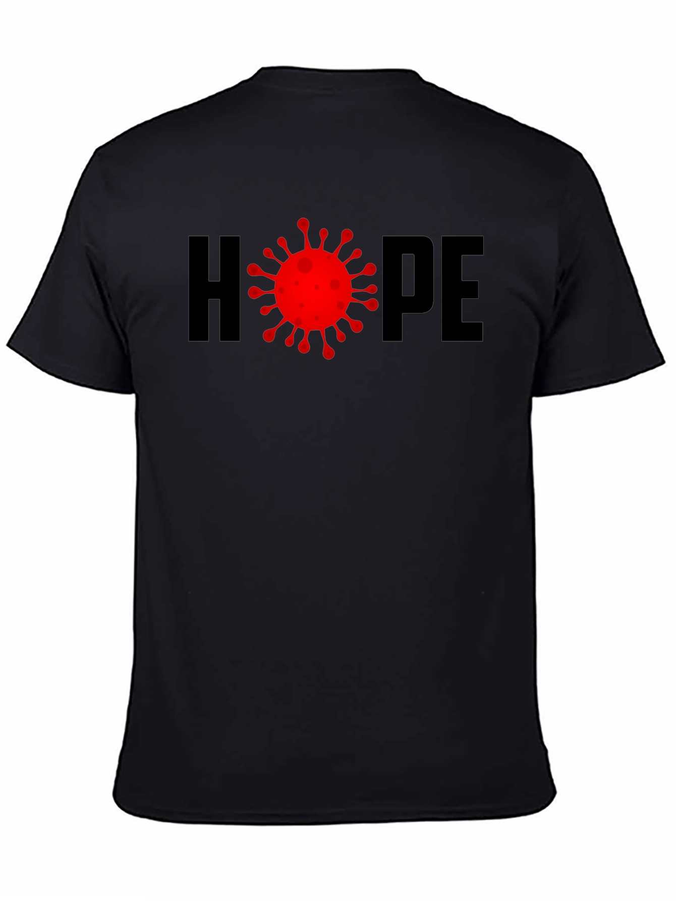 Black Hope Graphic T-Shirt - Positive Message Tee view 4