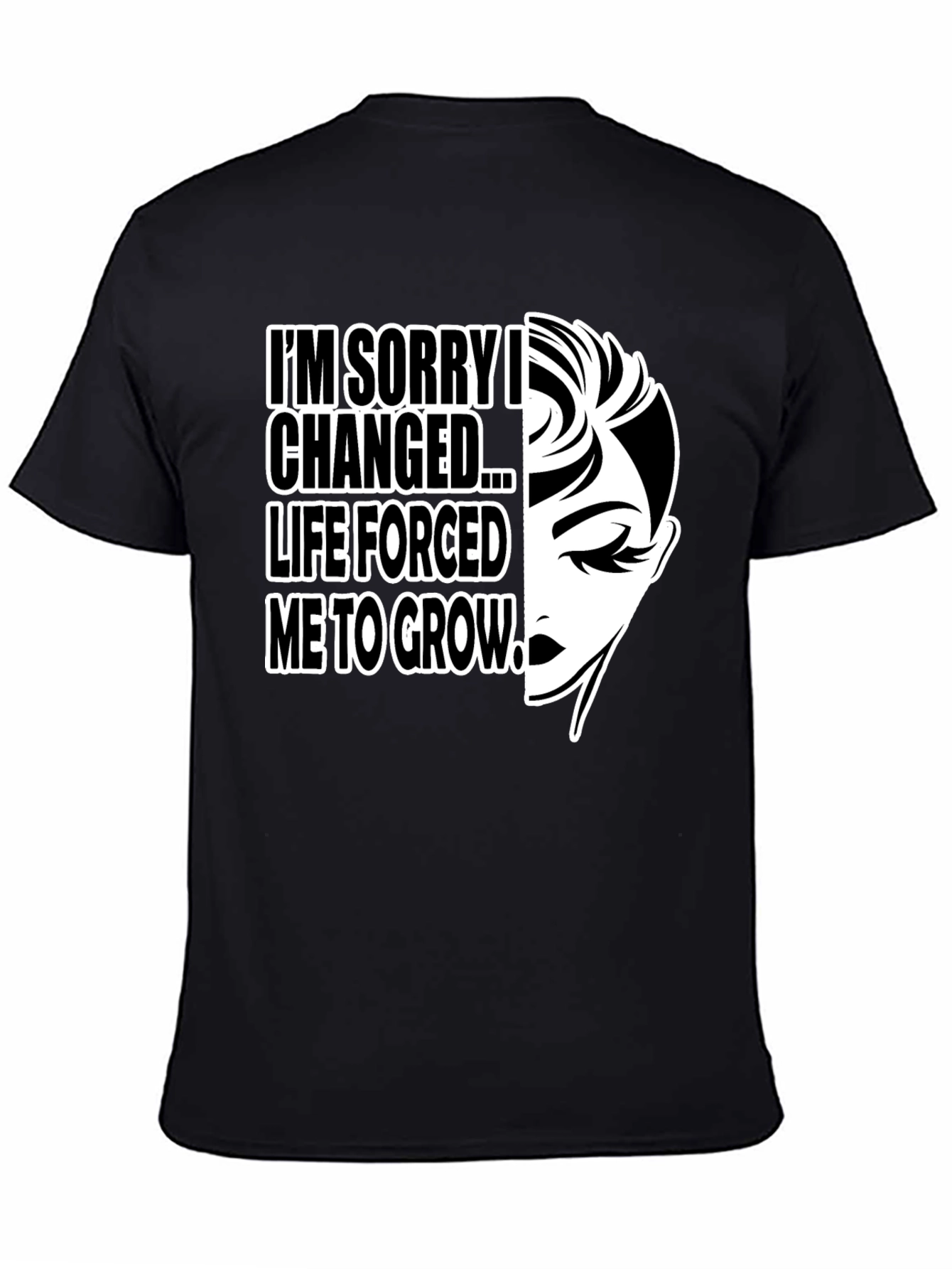 Black I'm Sorry T-Shirt view 4