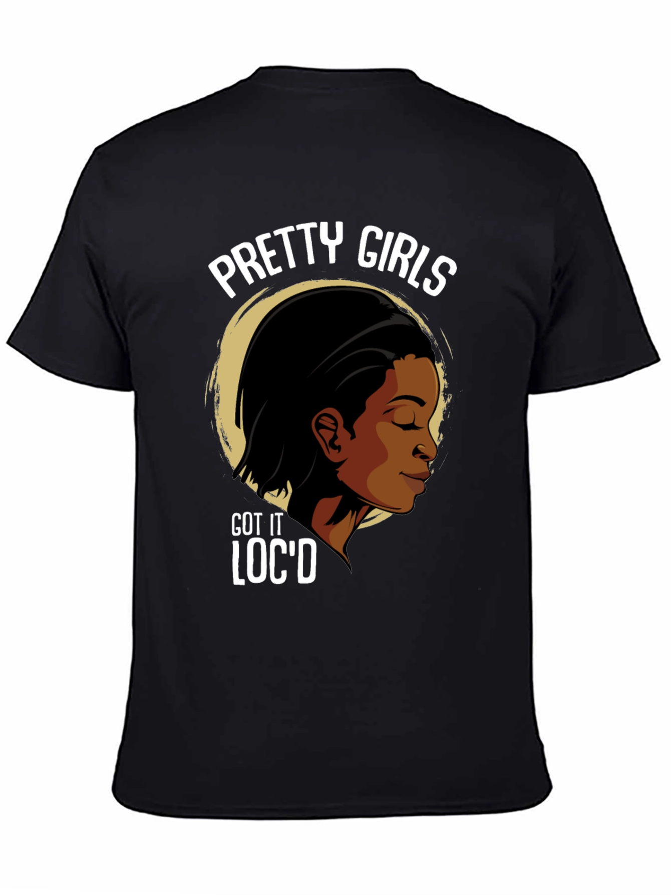 Black Pretty Girls Loc'd T-Shirt - Stylish Graphic Tee view 4