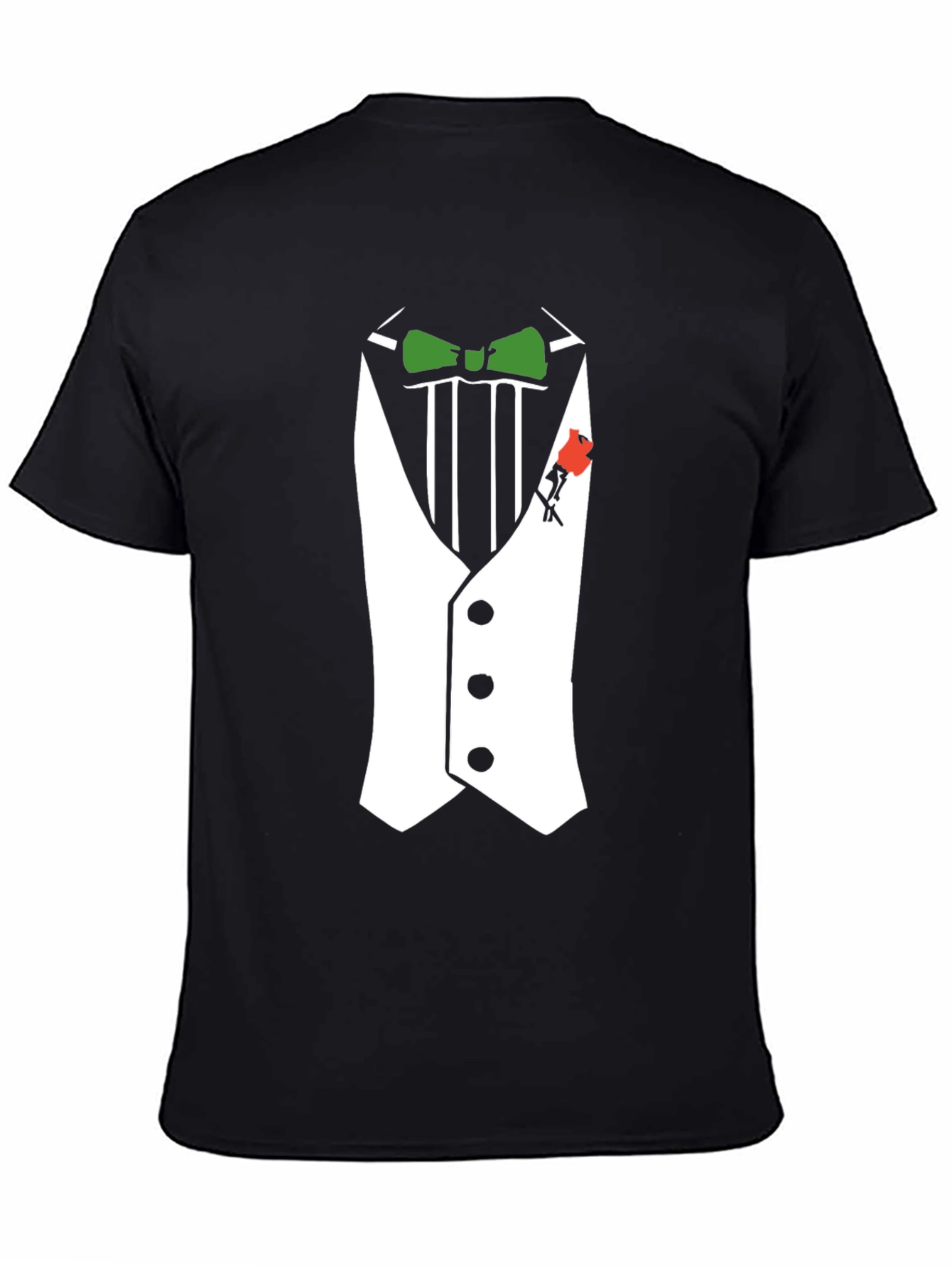 Black Tuxedo Graphic Tee - Formal Fun! view 4