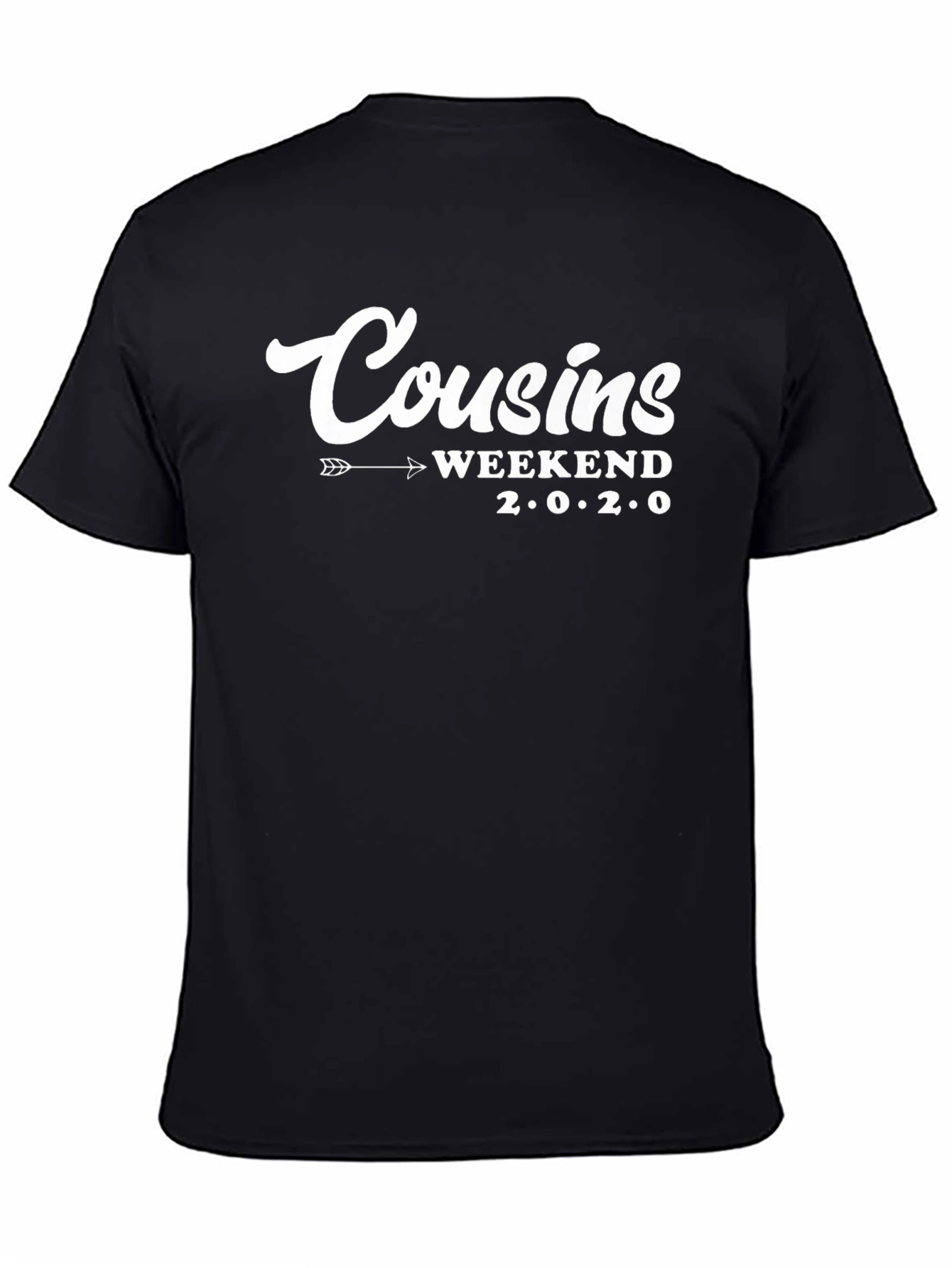 Black Cousins Weekend 2020 Black T-Shirt view 4