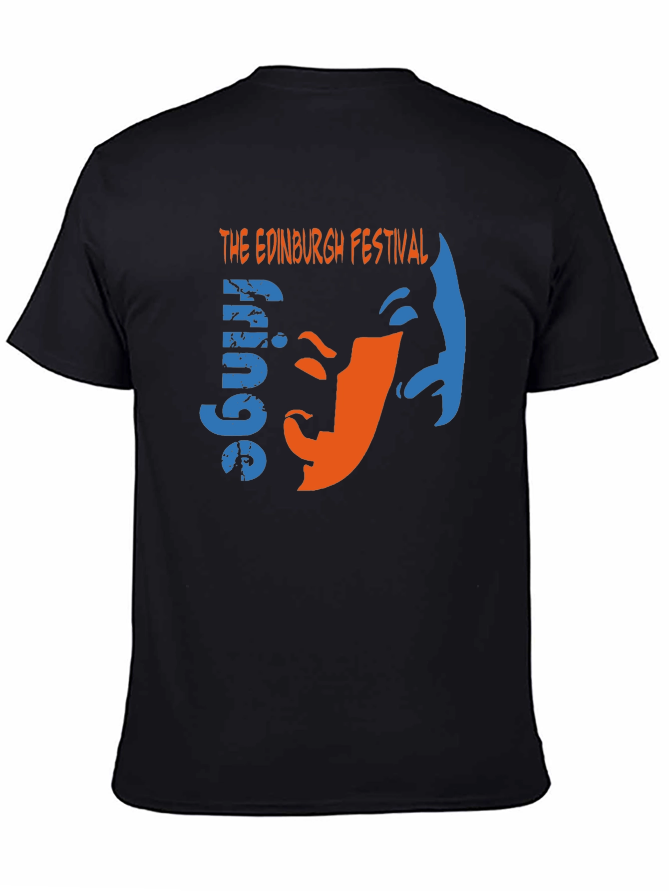Black Edinburgh Festival Fringe Graphic Tee view 4