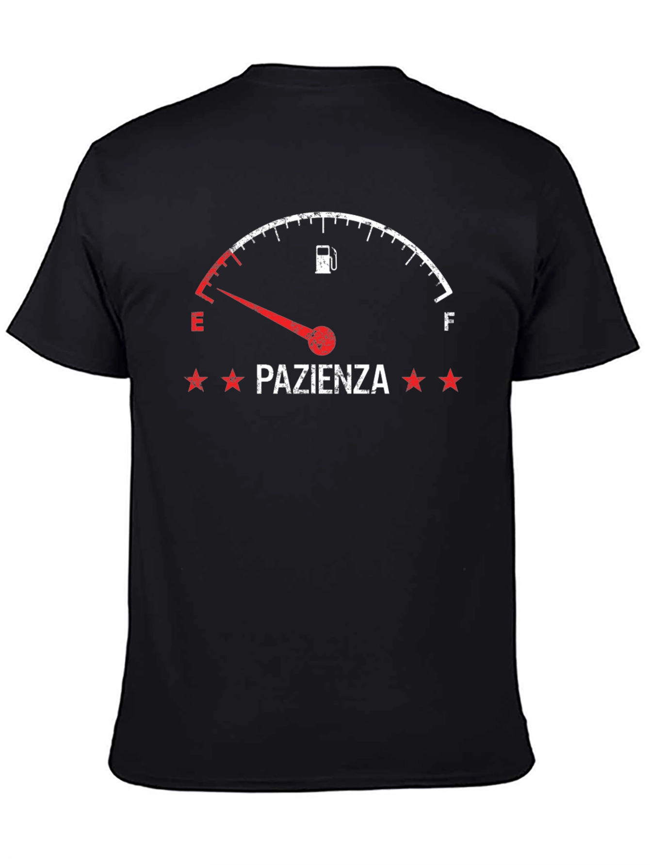 Black Pazienza Empty Tank Graphic T-Shirt view 4