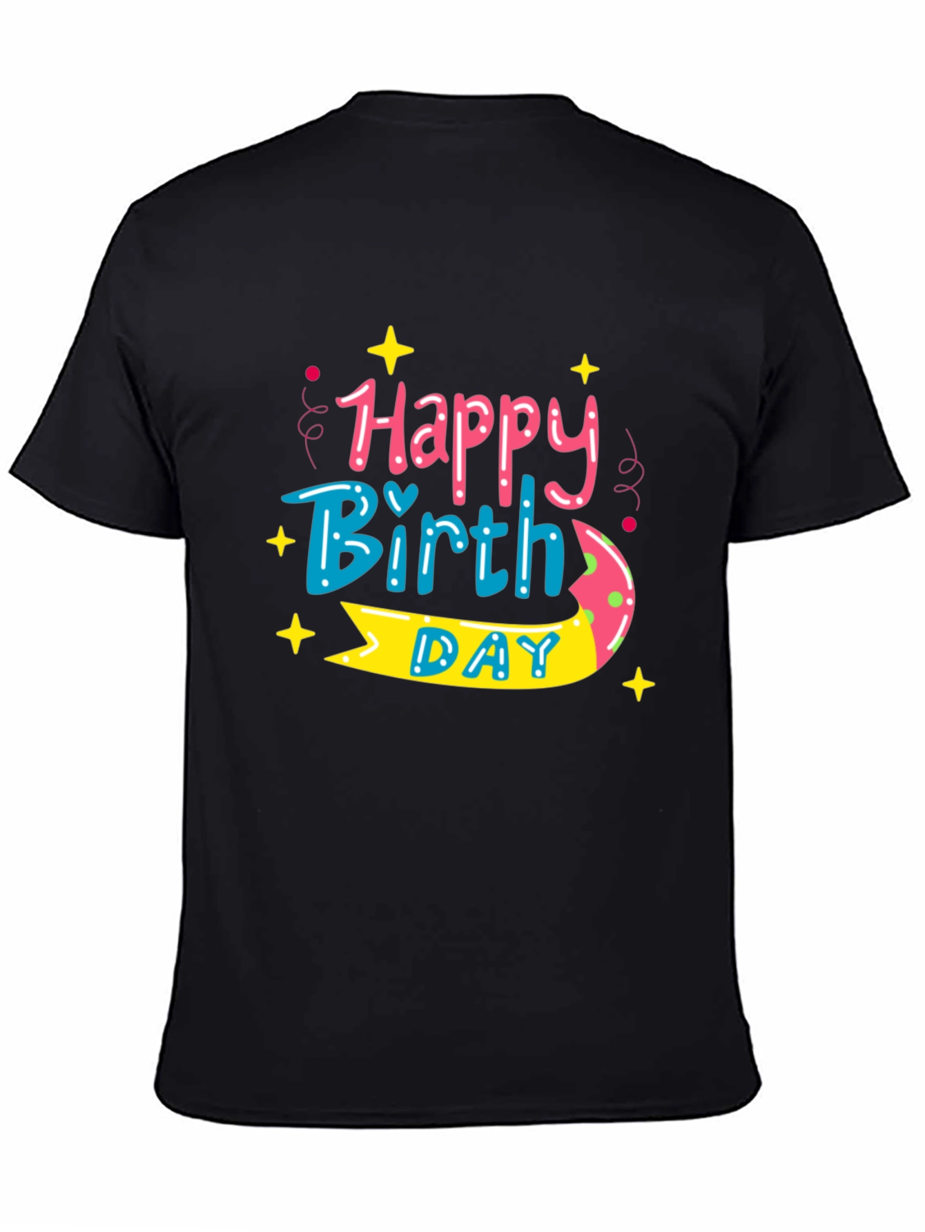 Happy Birthday Graphic Tee - Stylish Celebration Shirt - 4