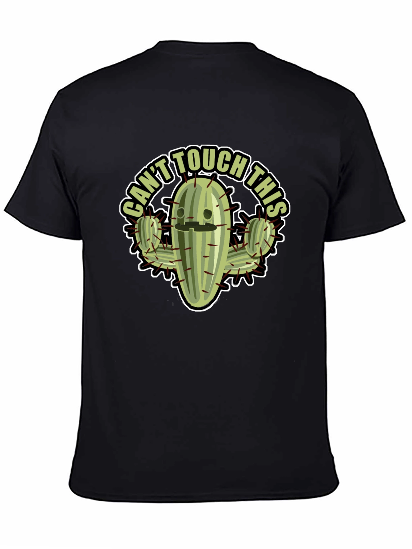 Black Can't Touch This Cactus Graphic Tee view 4