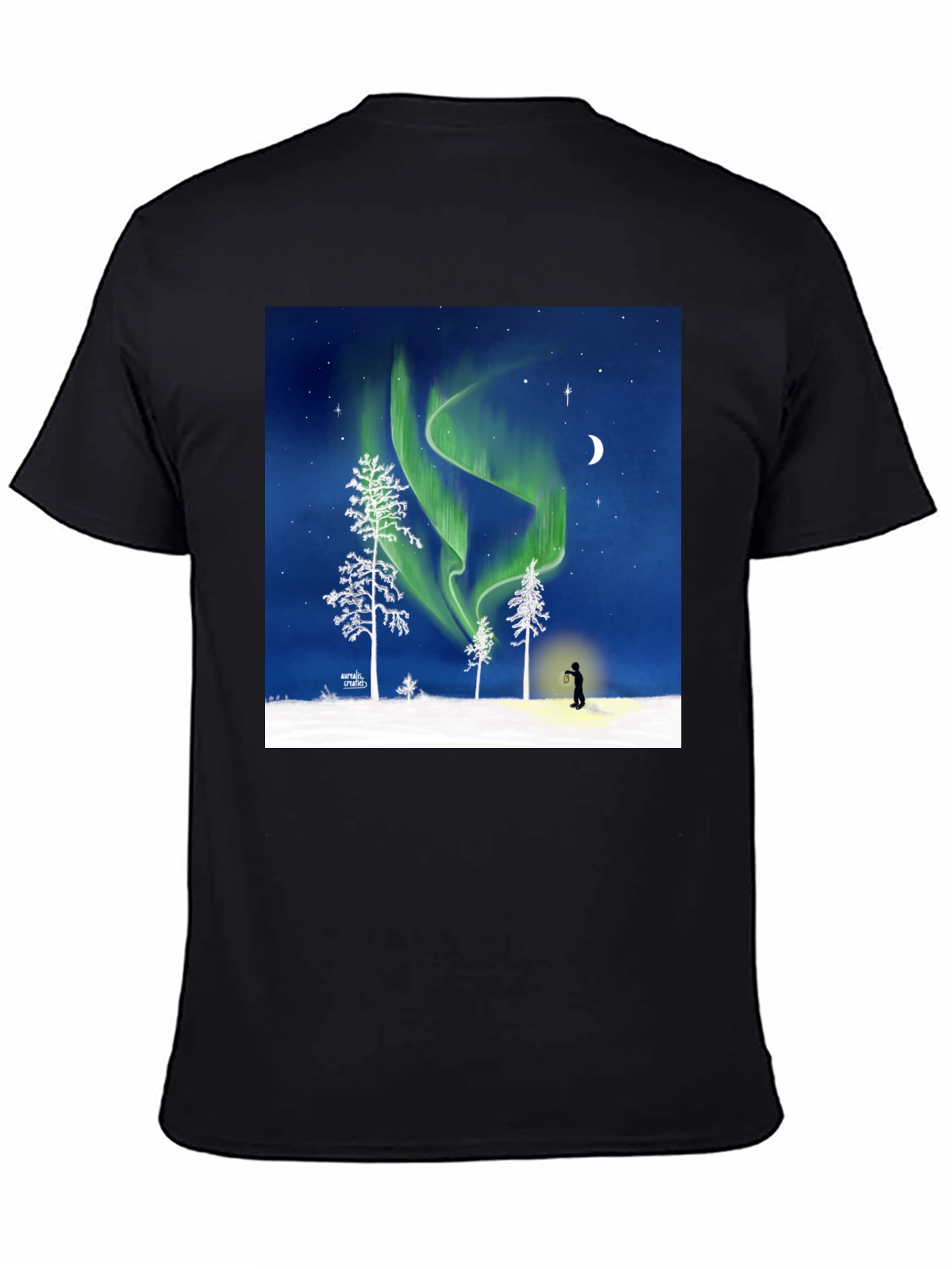 Aurora Borealis Graphic Tee - Northern Lights Shirt - 4