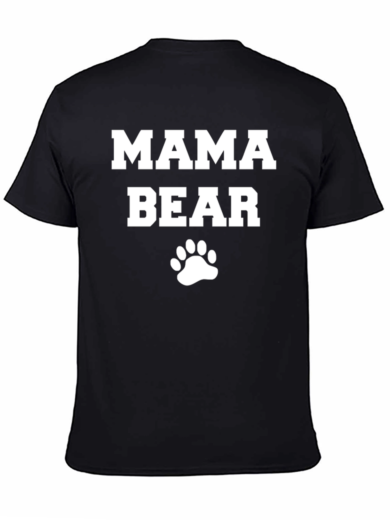 Black Mama Bear T-Shirt - Black Tee view 4