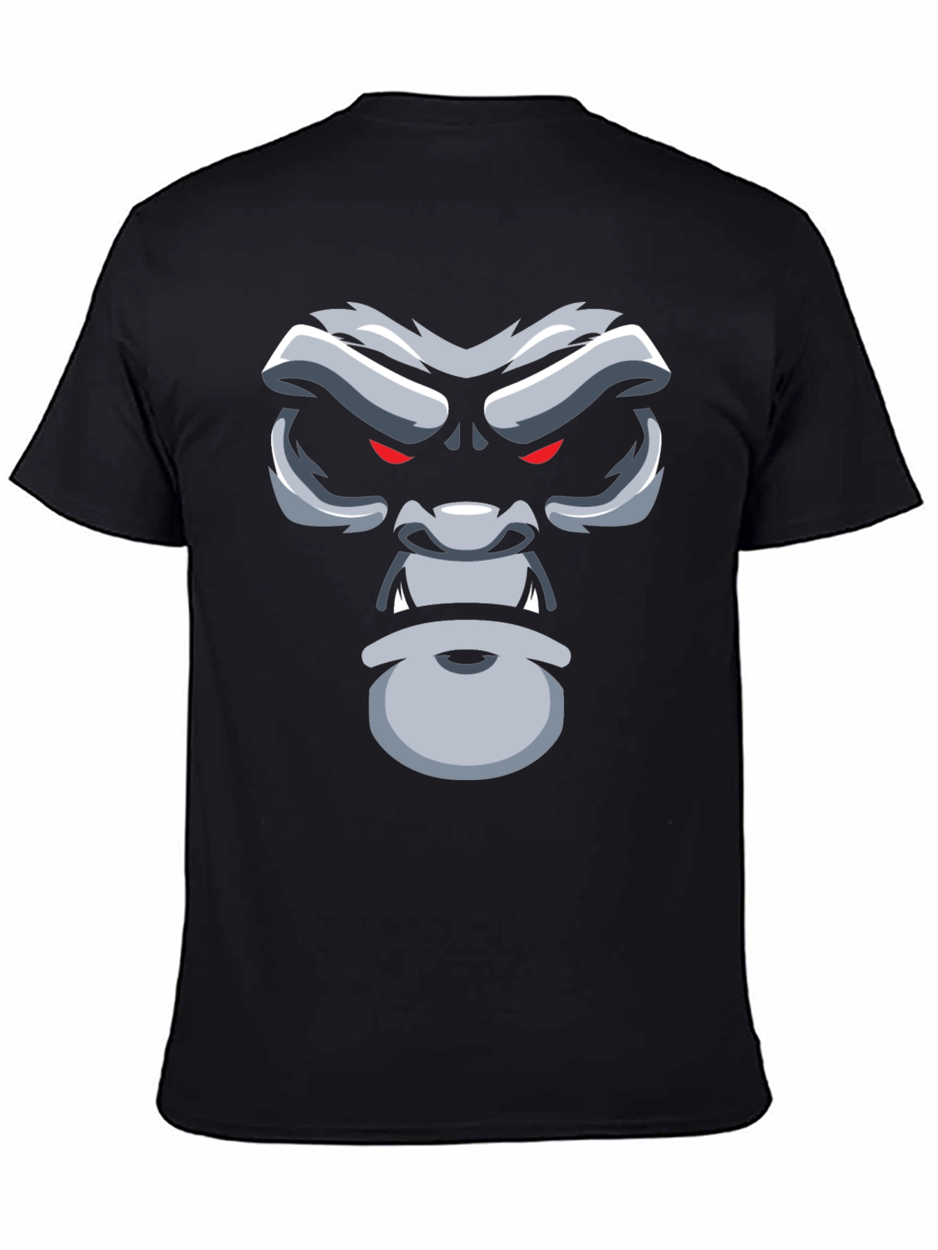 Black Cool Gorilla Graphic Tee - Black T-Shirt view 4