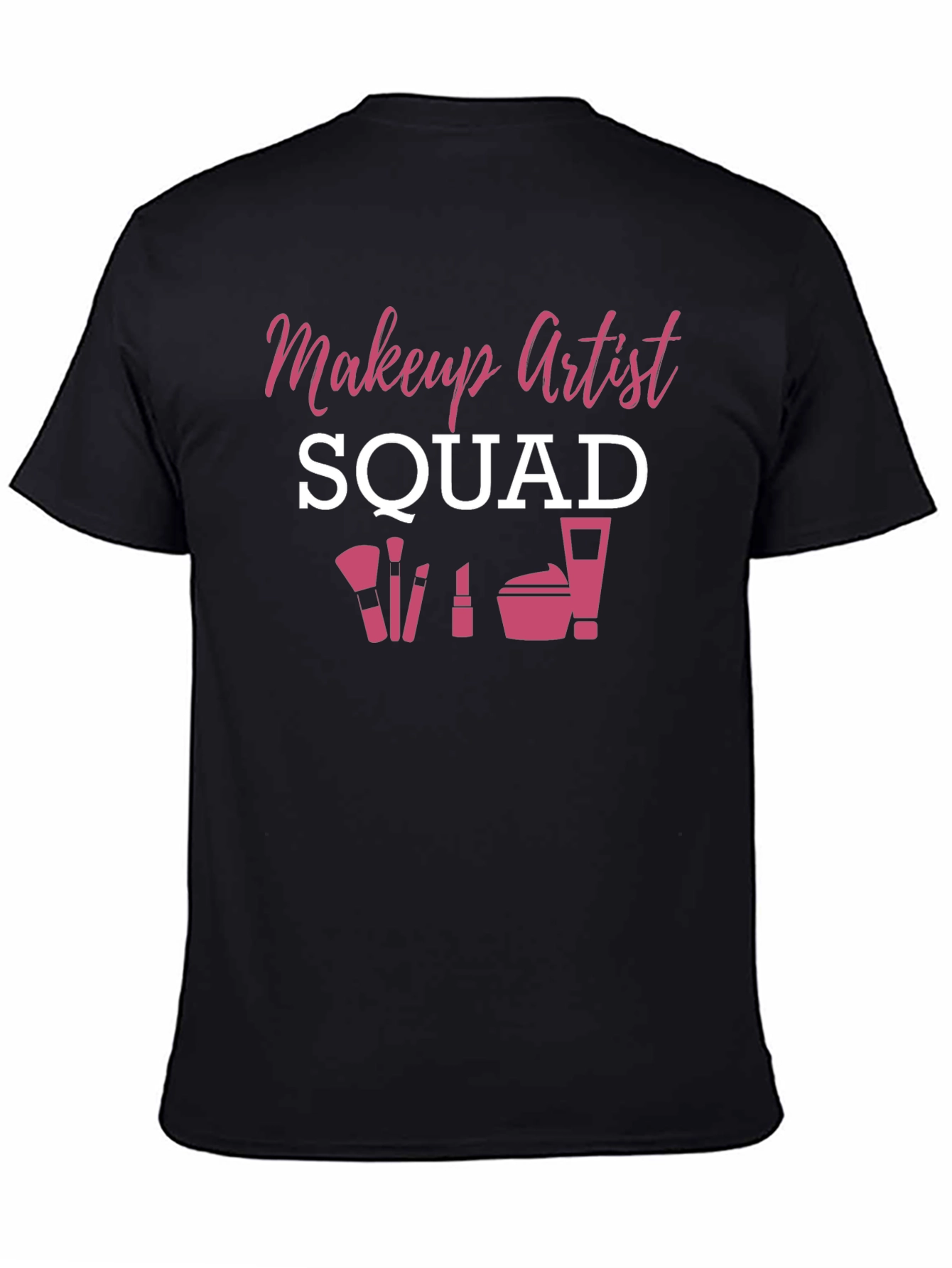 Black Makeup Artist Squad Graphic Tee view 4
