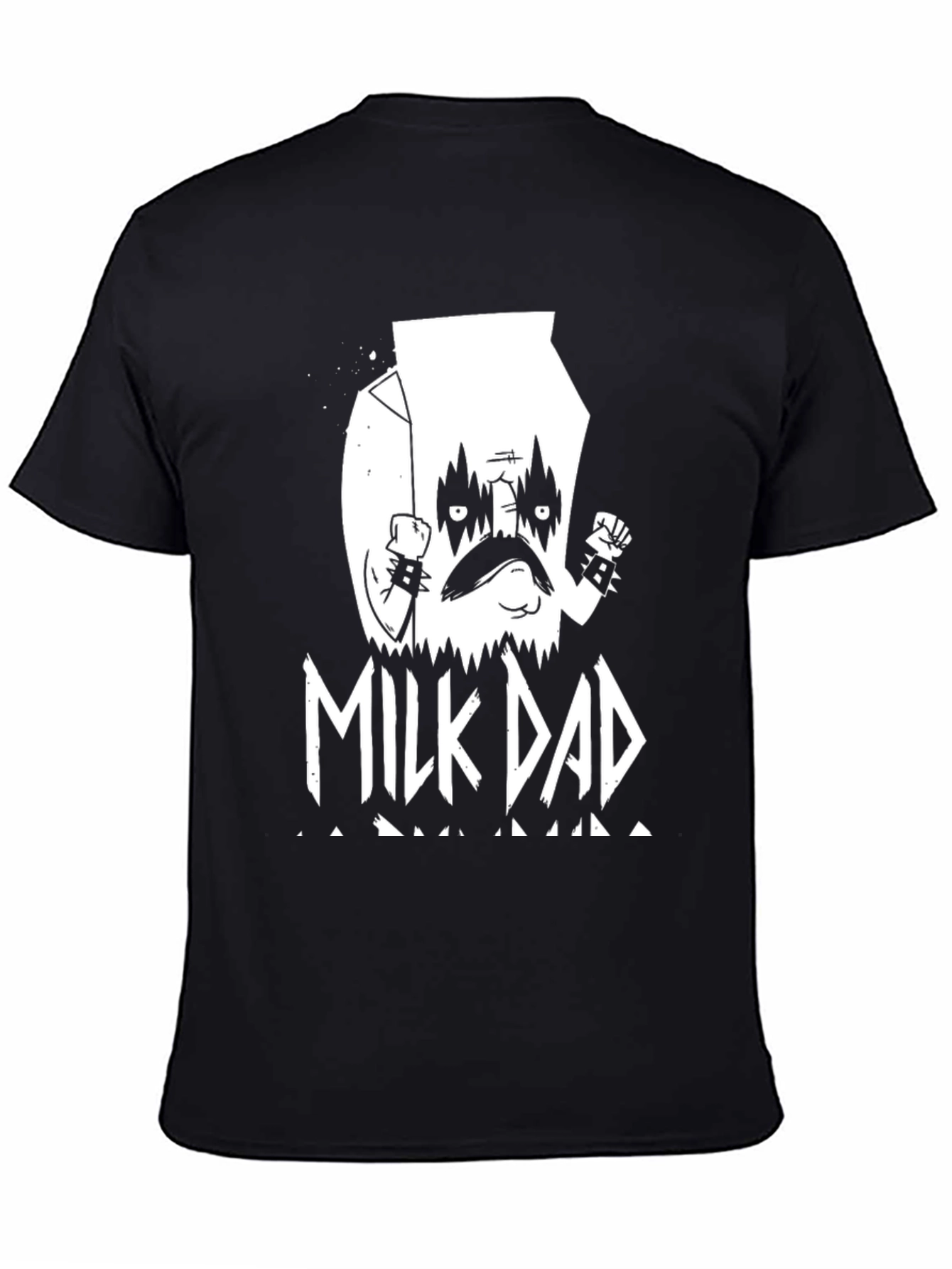 Black Milk Dad Black Metal T-Shirt view 4