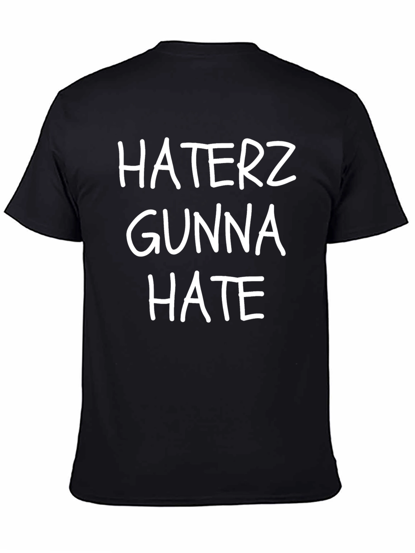 Black Haterz Gunna Hate Graphic Tee - Black T-Shirt view 4
