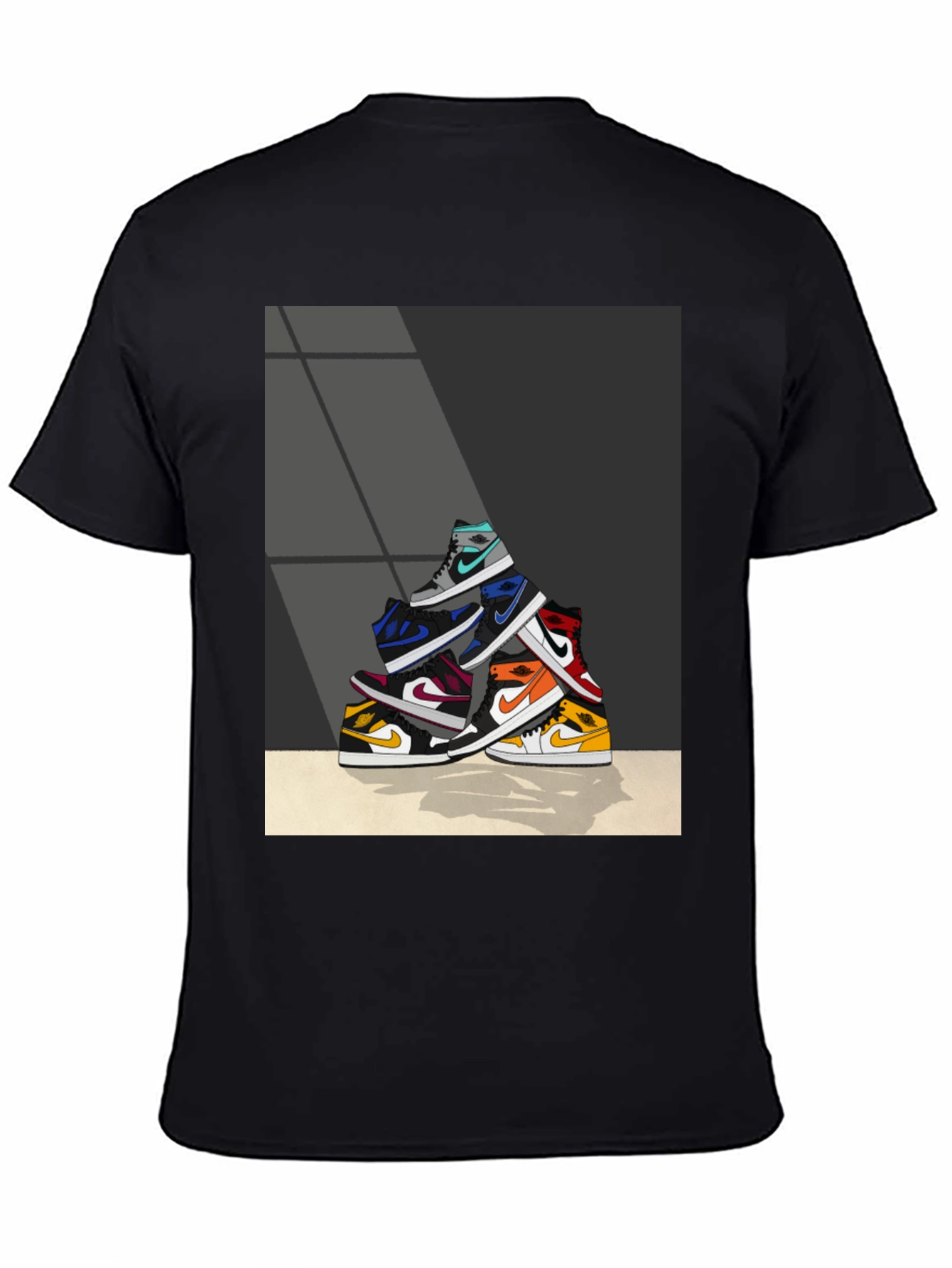 Sneaker Stack Graphic Tee - Stylish & Unique - 4