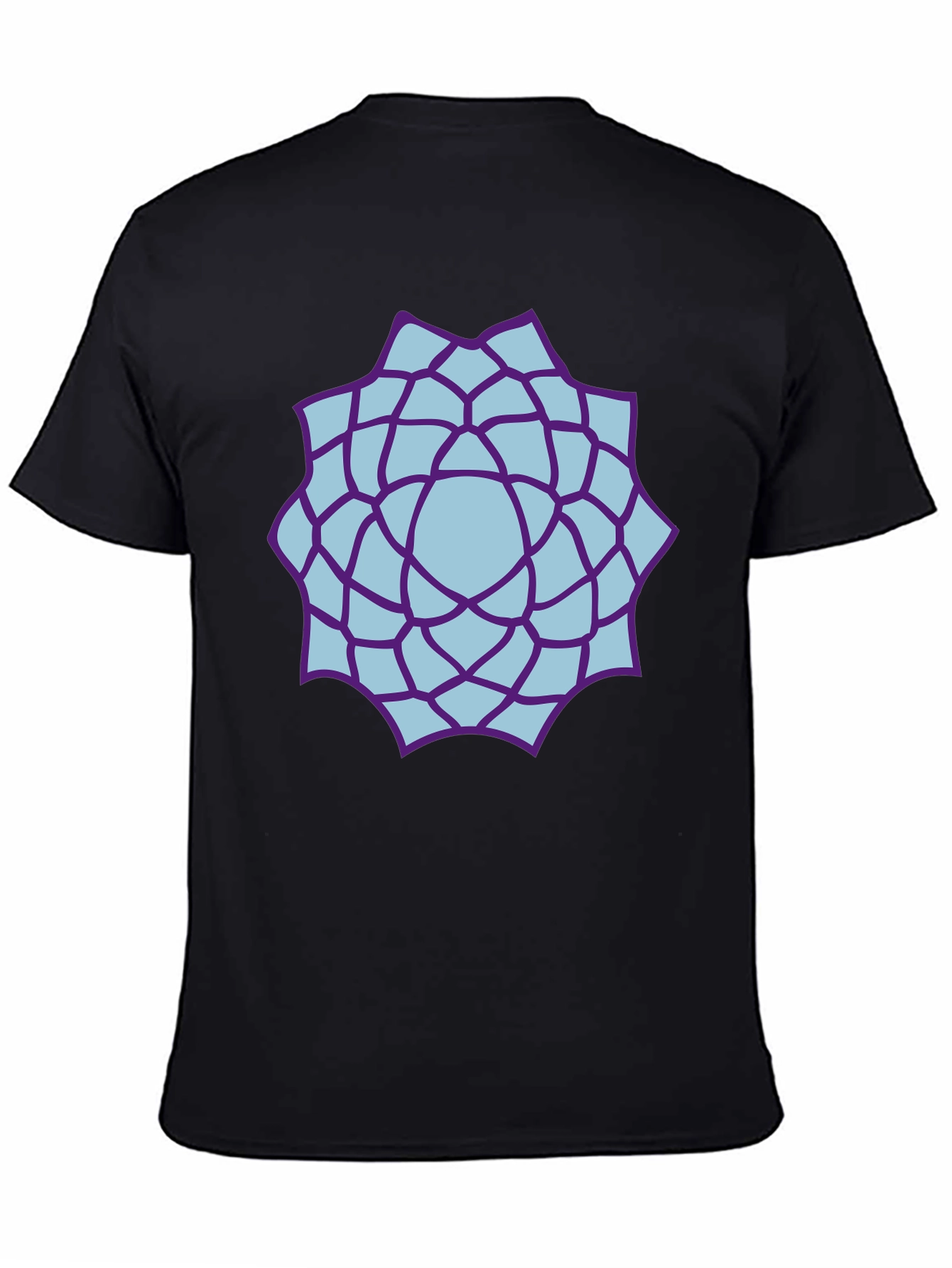 Black Crown Chakra Black T-Shirt view 4
