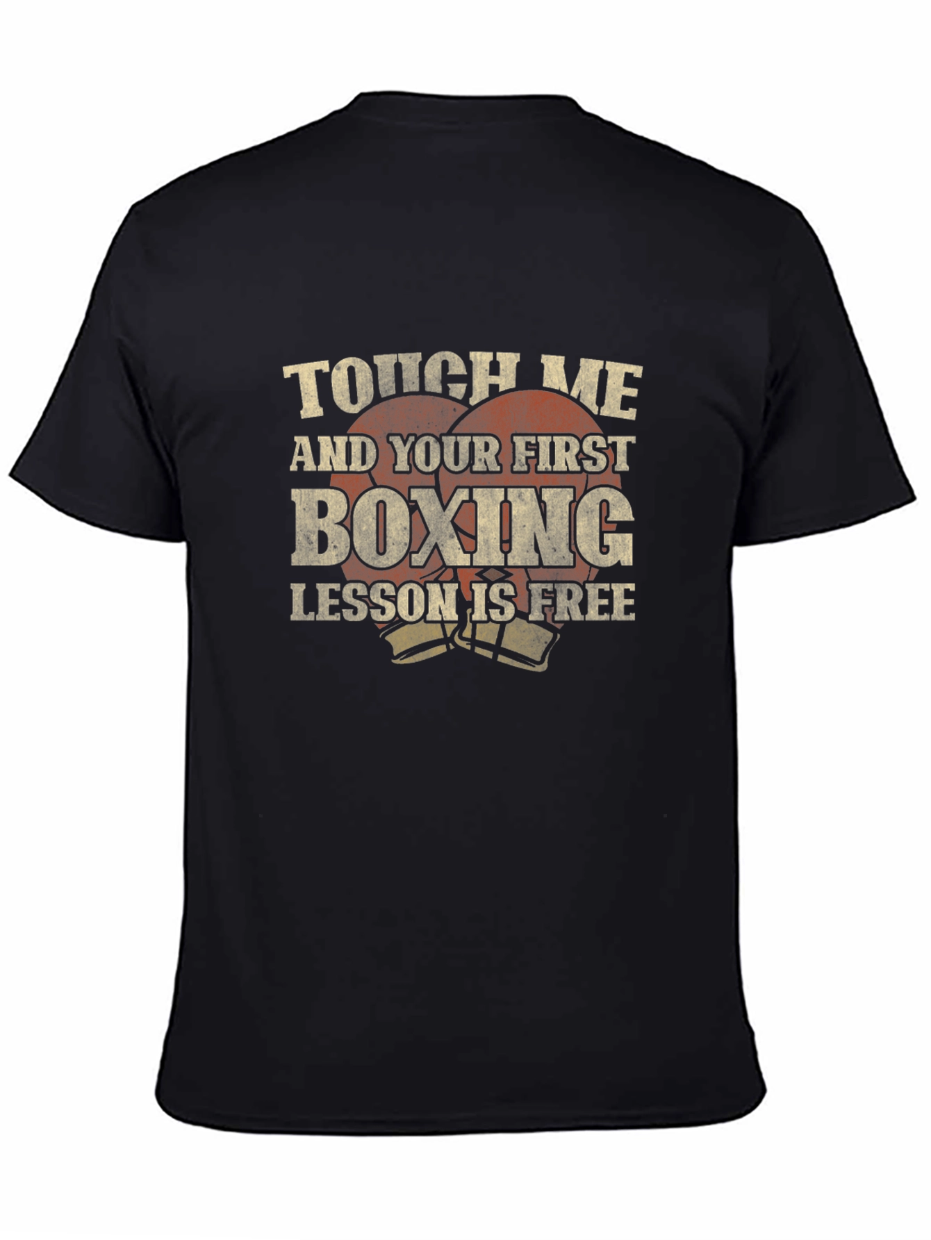 Black Boxing Lesson T-Shirt view 4