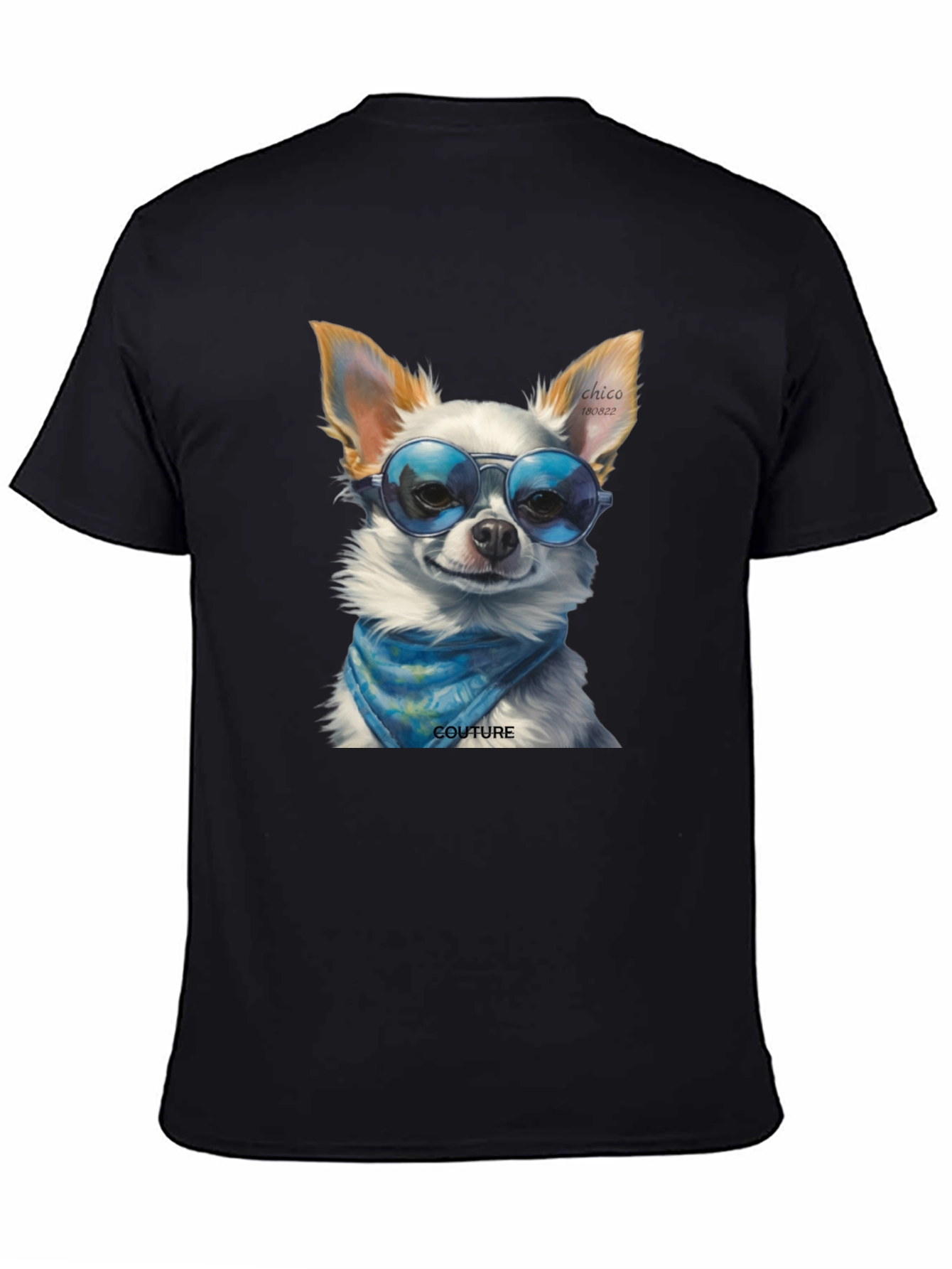 Black Cool Dog Couture Black T-Shirt view 4