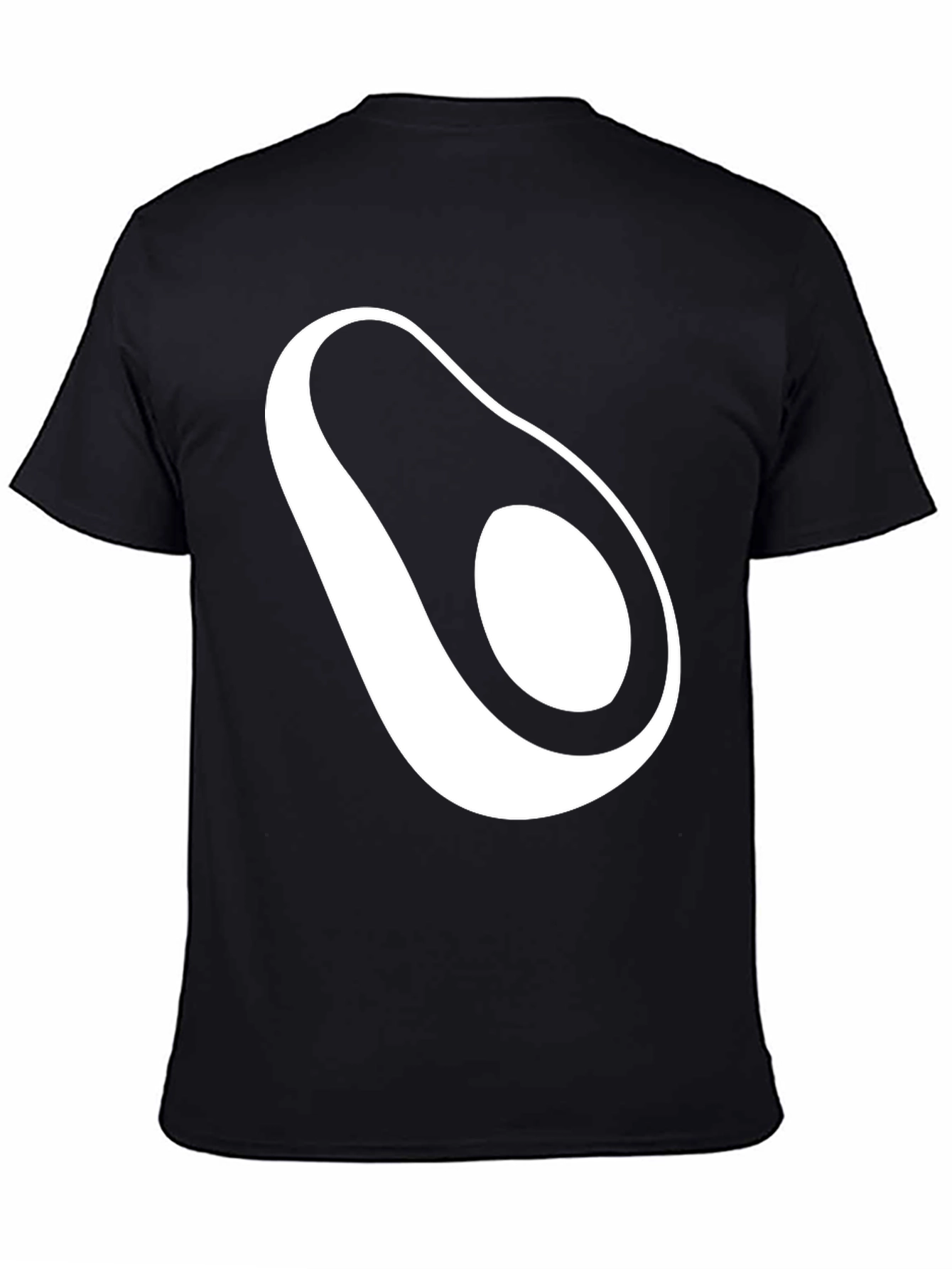 Black Avocado Graphic Tee - Stylish Black T-Shirt view 4