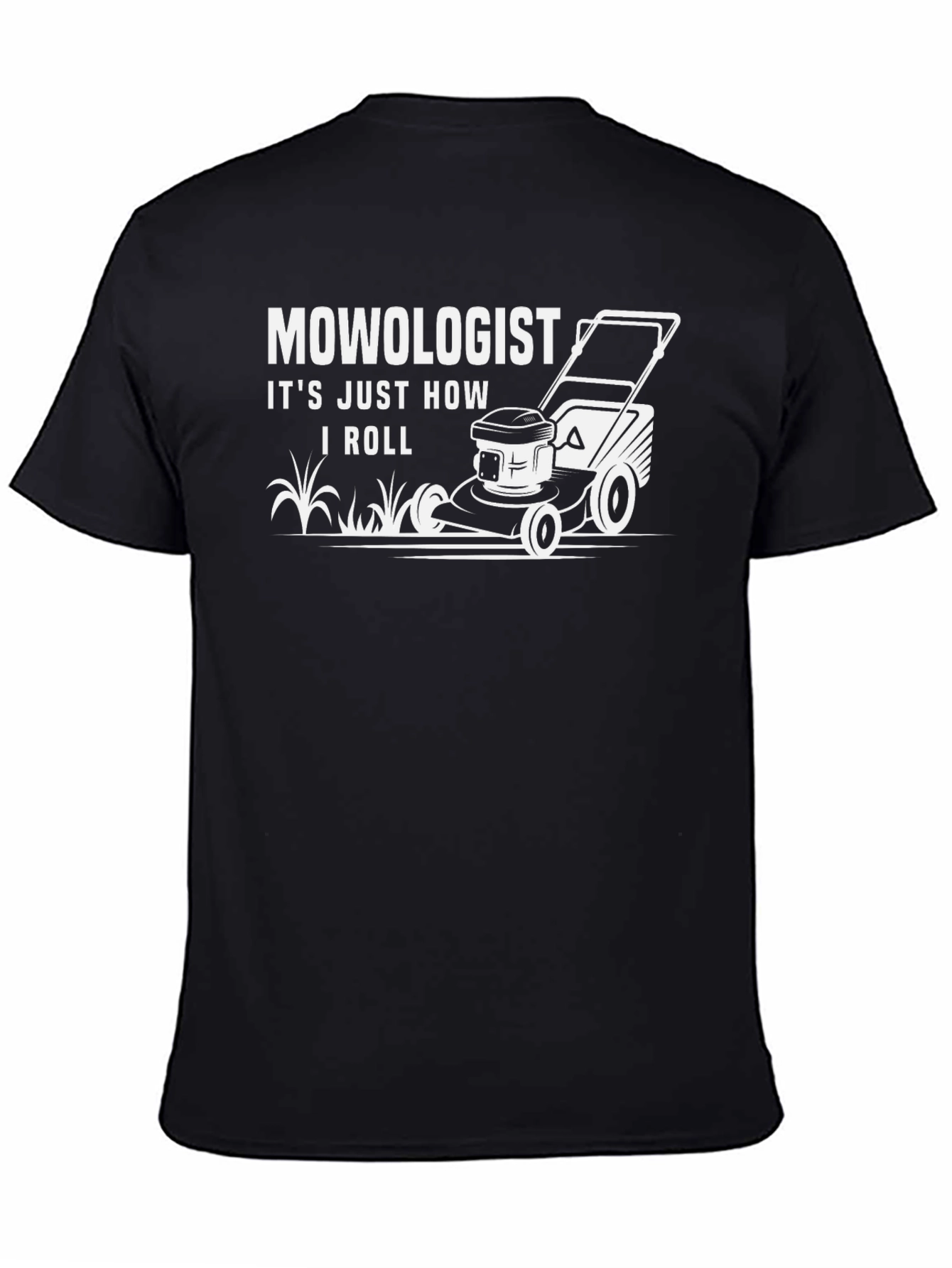 Black Mowologist T-Shirt - How I Roll view 4