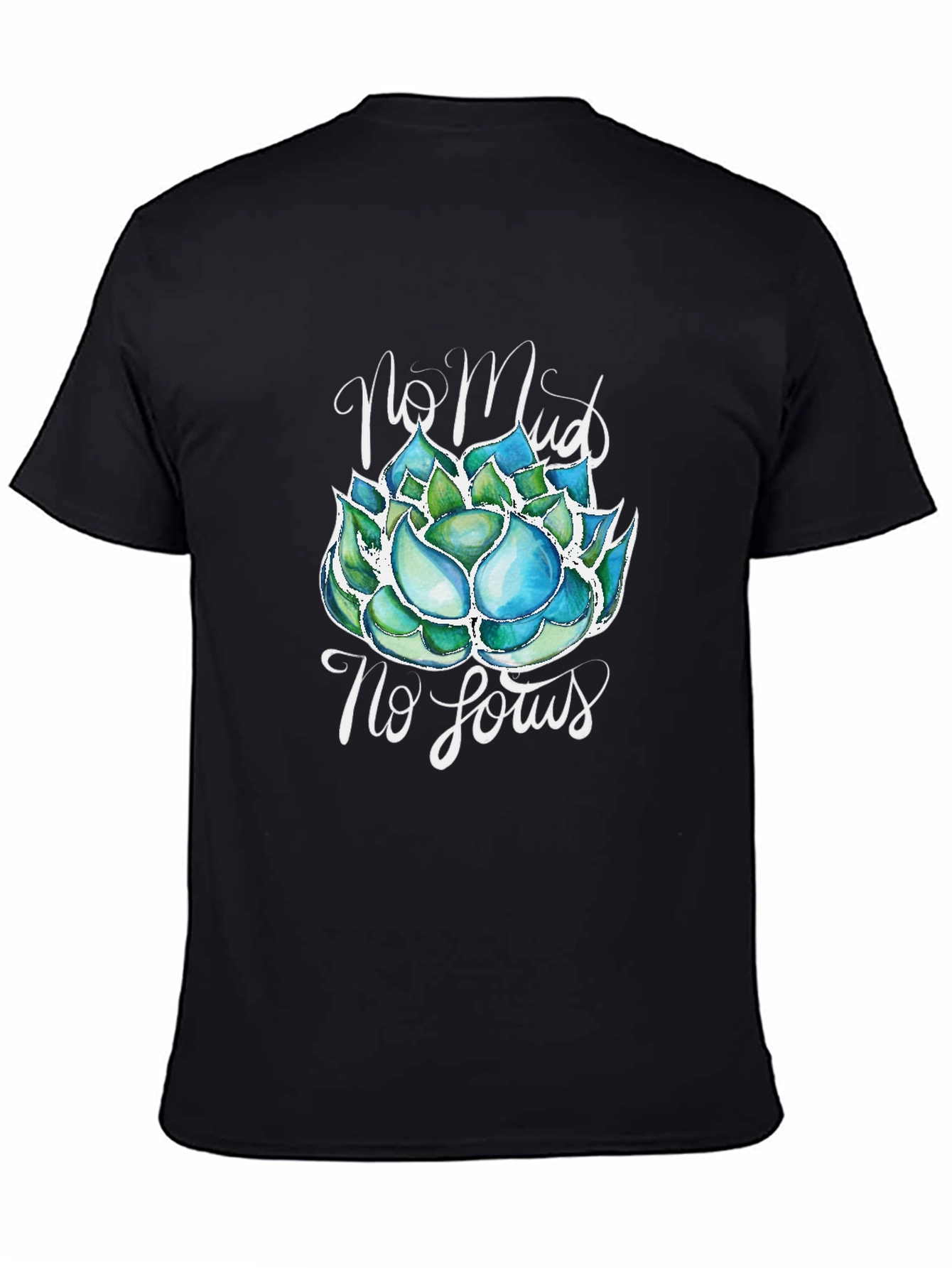 No Mud, No Lotus T-Shirt - Zen Garden Tee - 4
