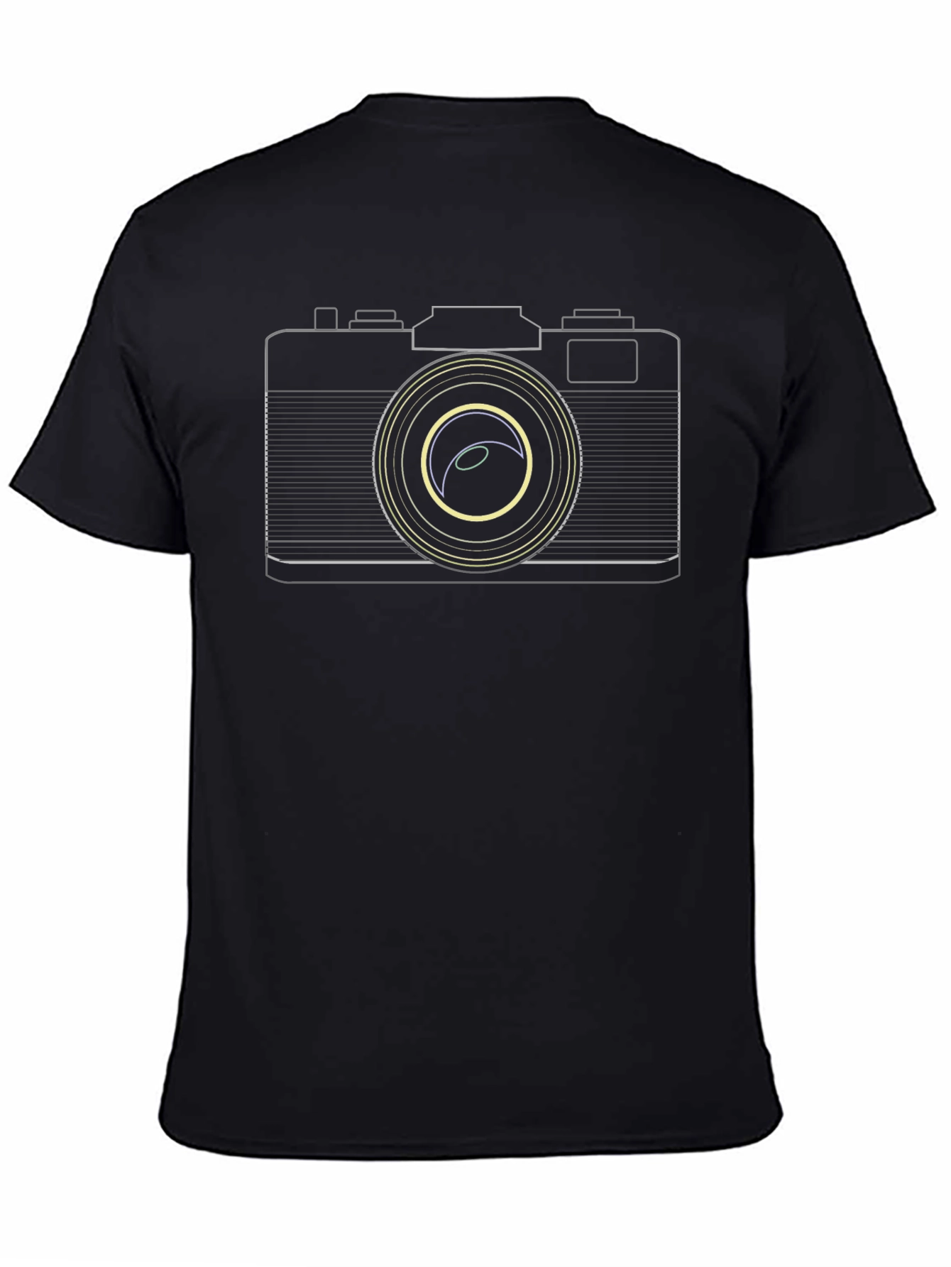 Black Camera Graphic T-Shirt - Classic Photography Tee view 4