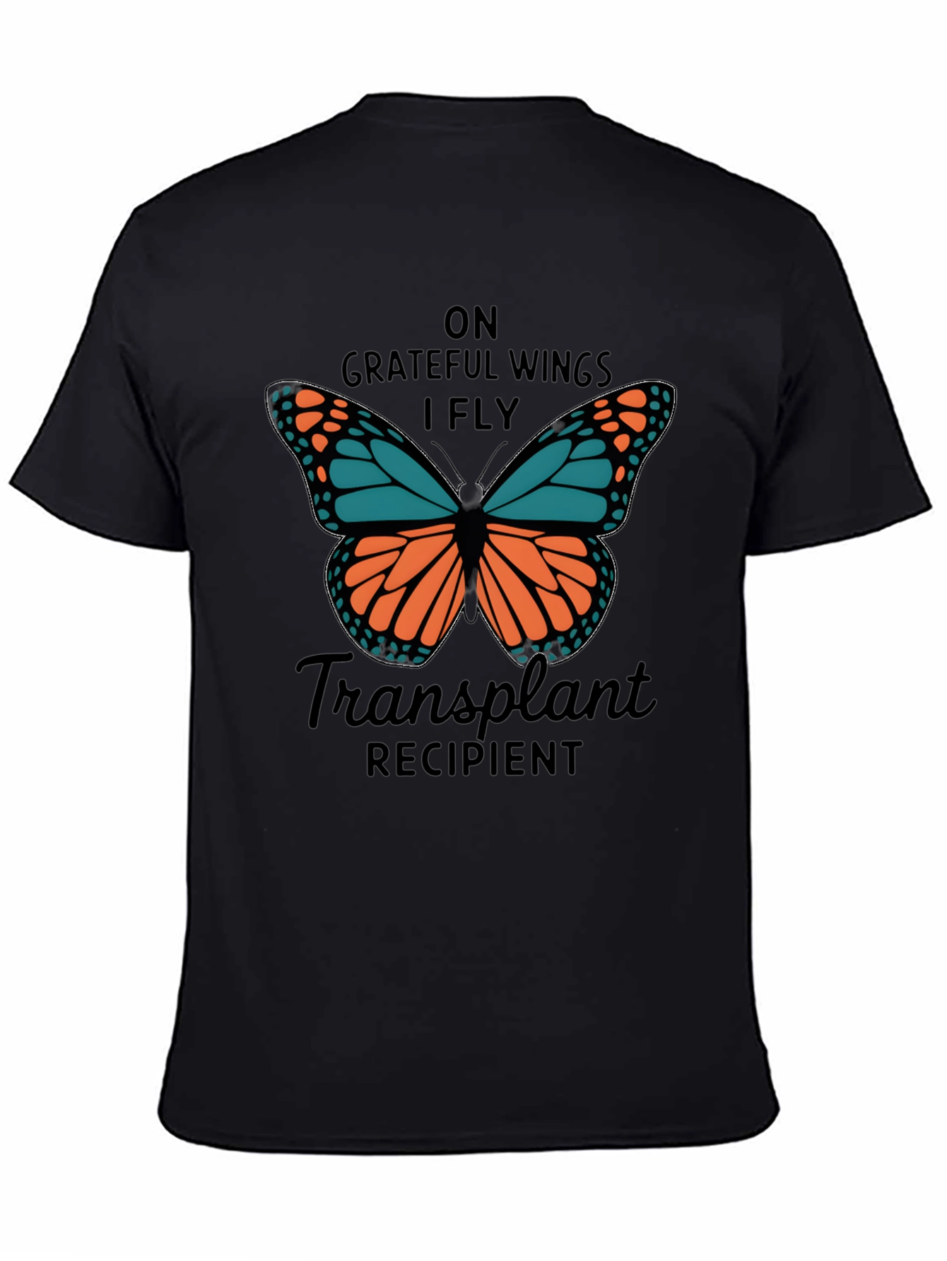 Grateful Wings Transplant Recipient T-Shirt - 4