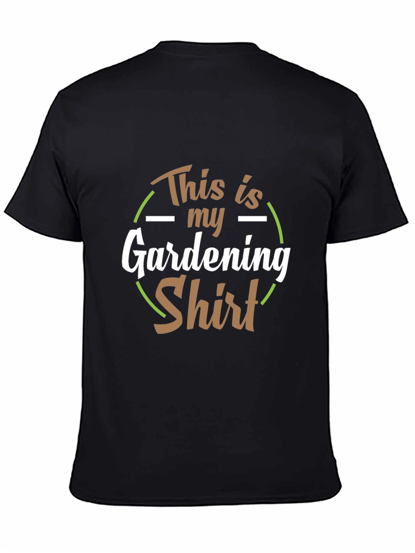Black Gardening Shirt: This is My Gardening Shirt view 4